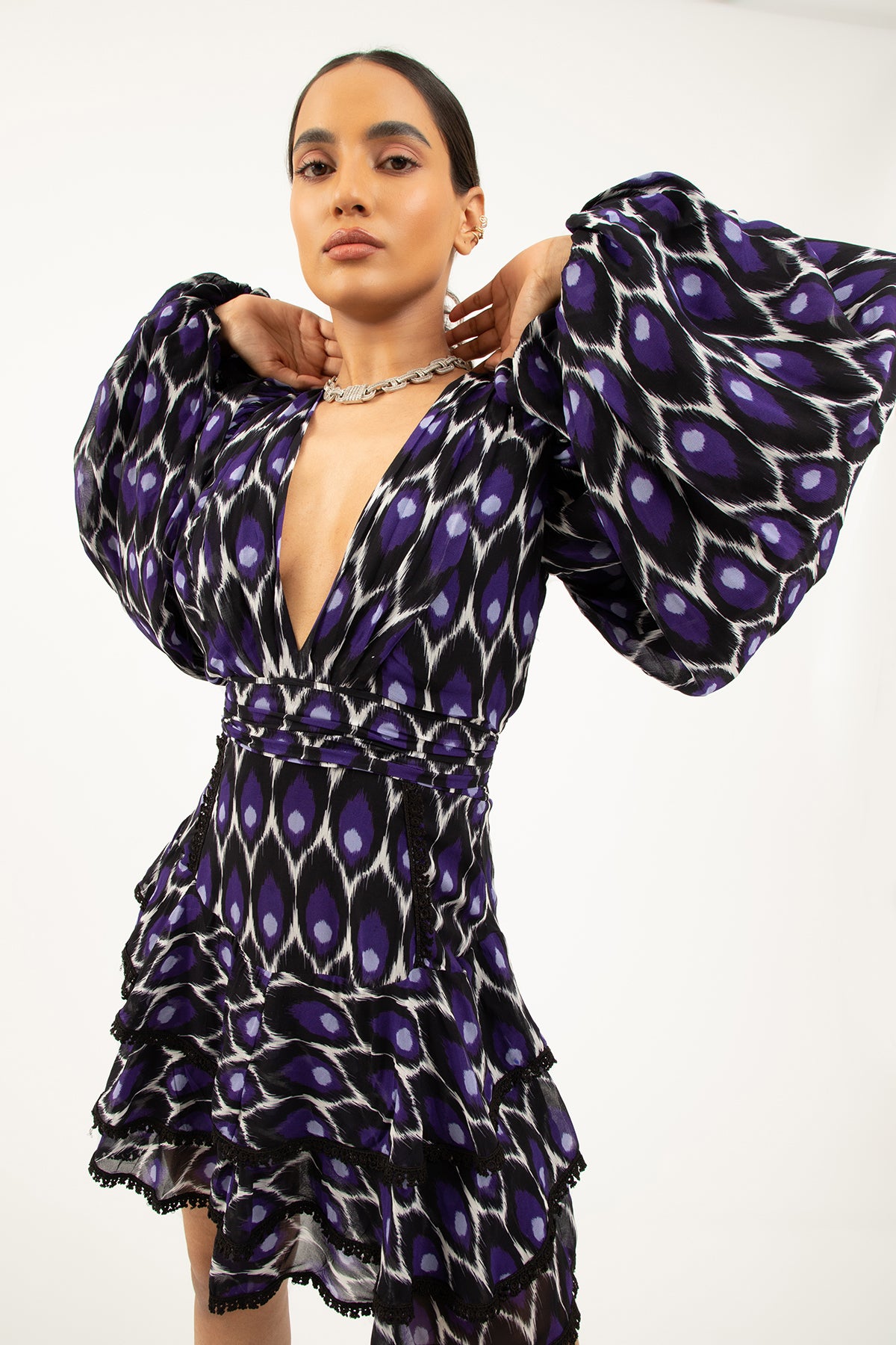 ROBE MARILOU - WINTER PURPLE