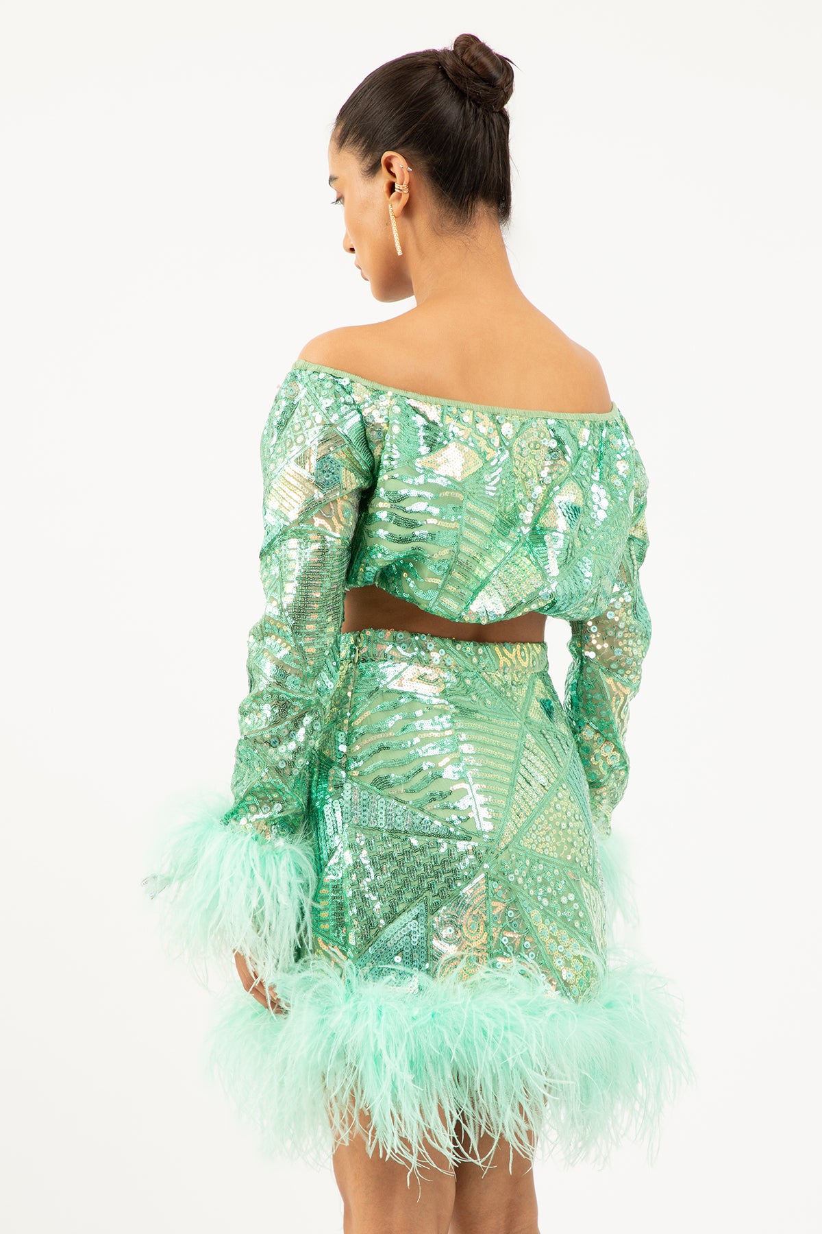 TOP COCO - SEQUINS EMERAUDE