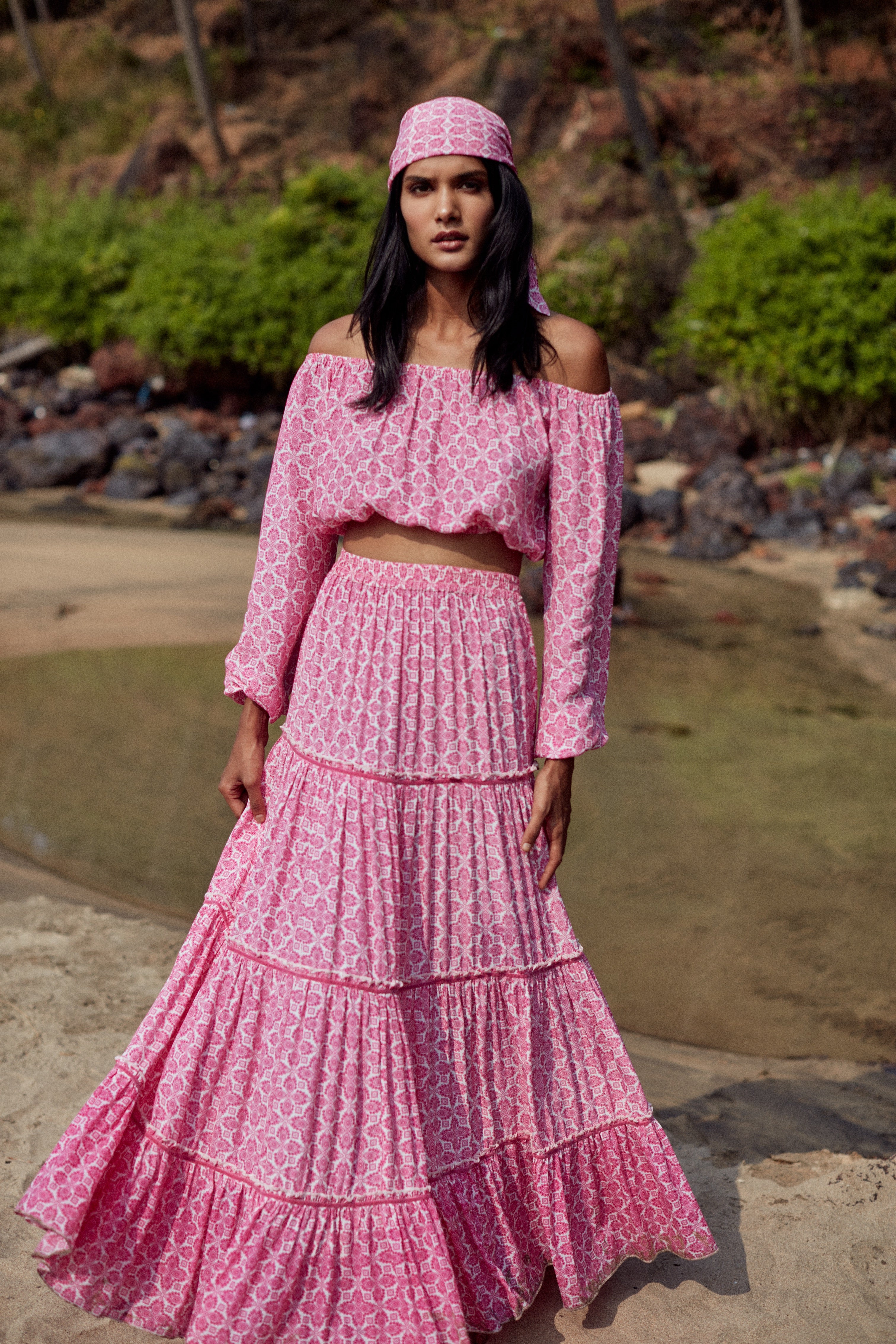 TOP JOANA - PINK LOTUS