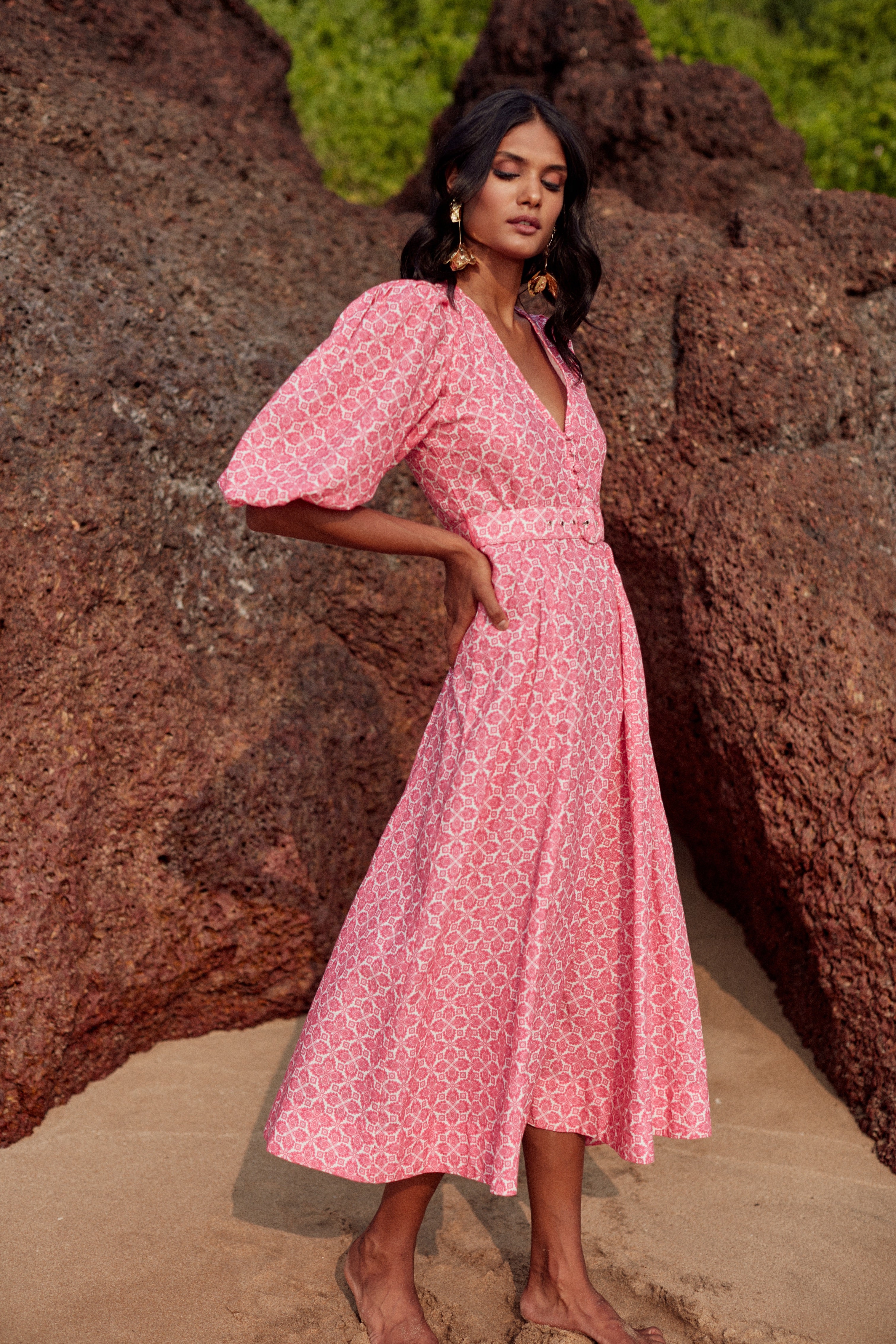 ROBE SVETLANA - PINK LOTUS