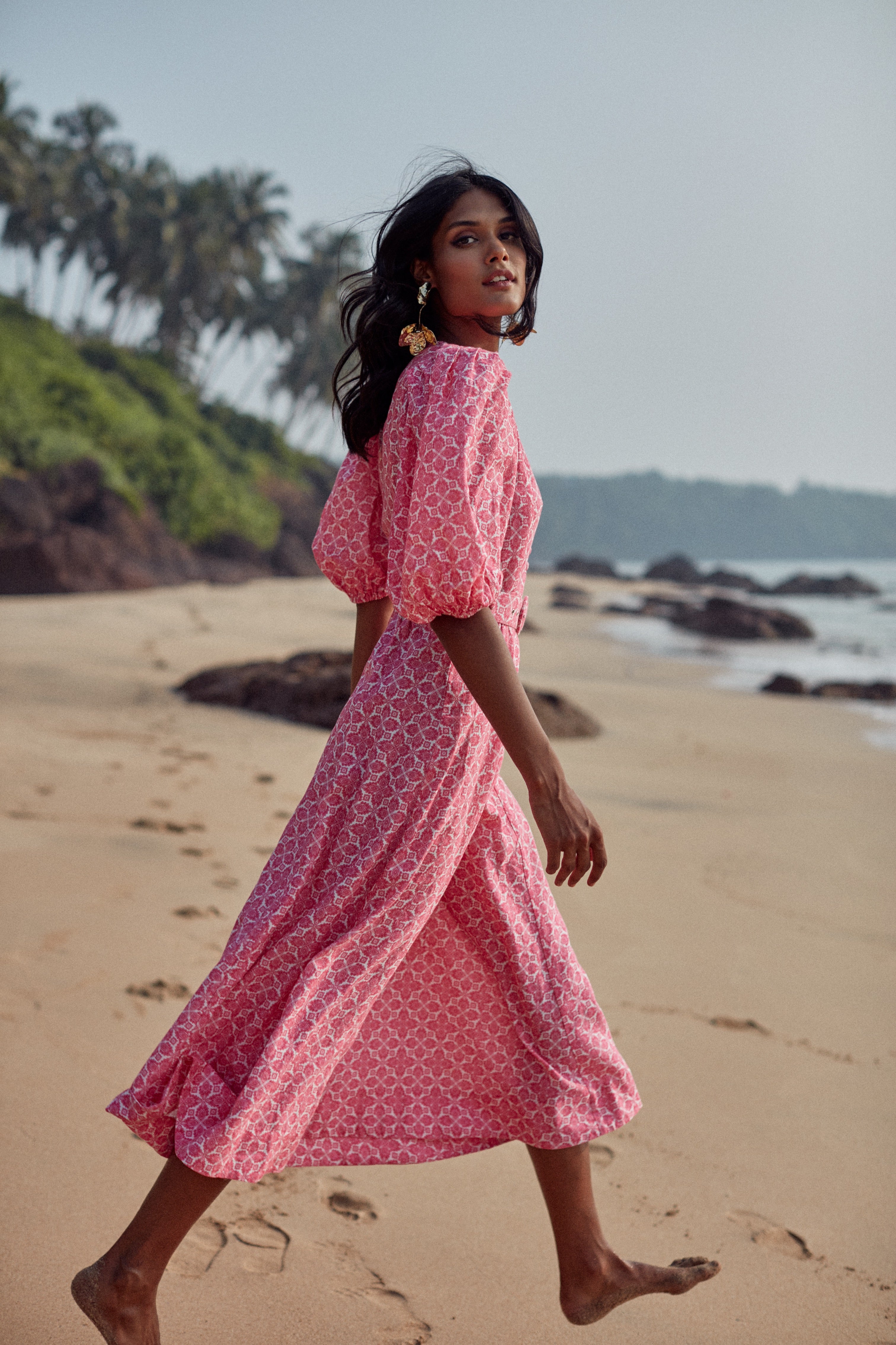 ROBE SVETLANA - PINK LOTUS