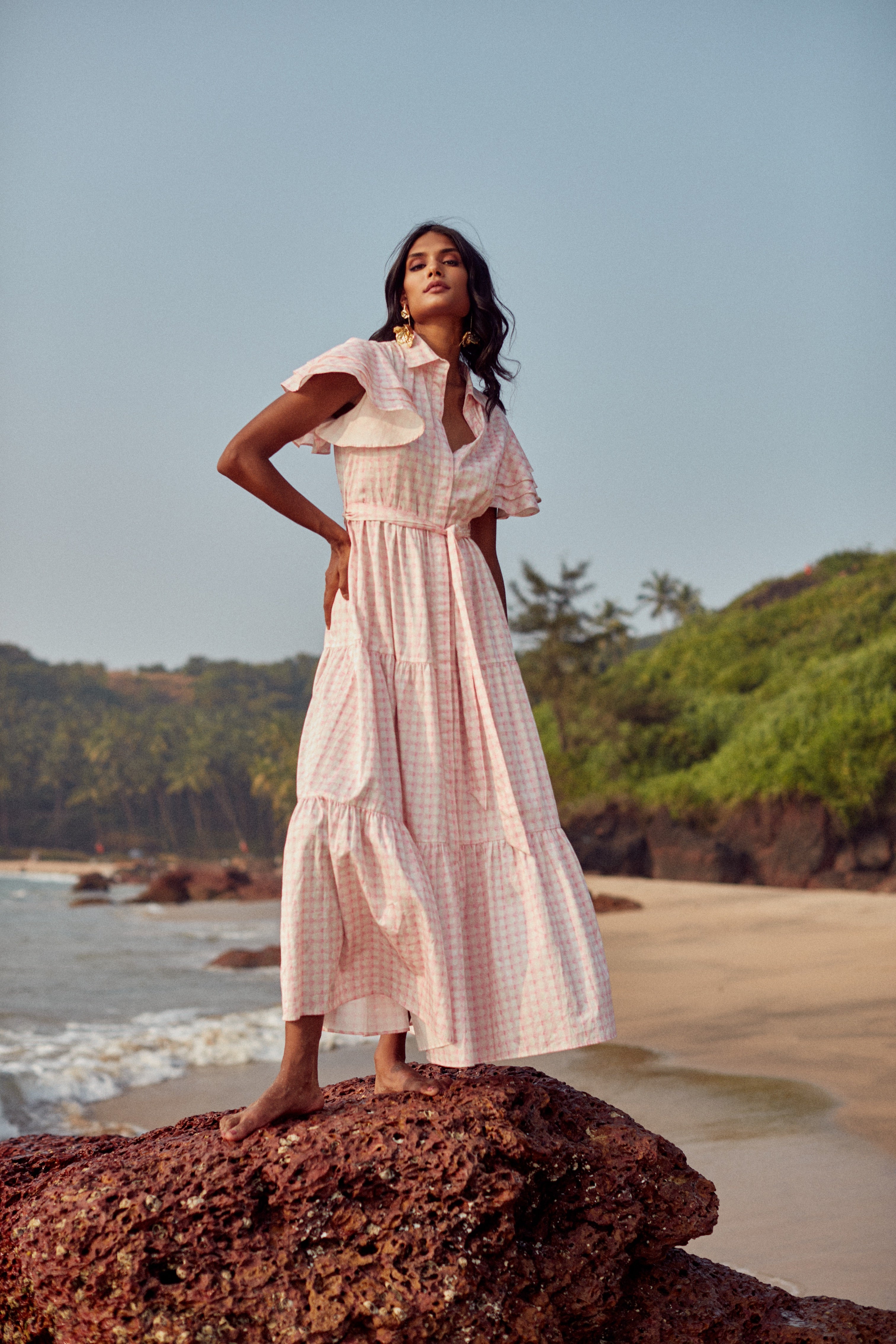 ROBE CAMELIA - PINK VICHY