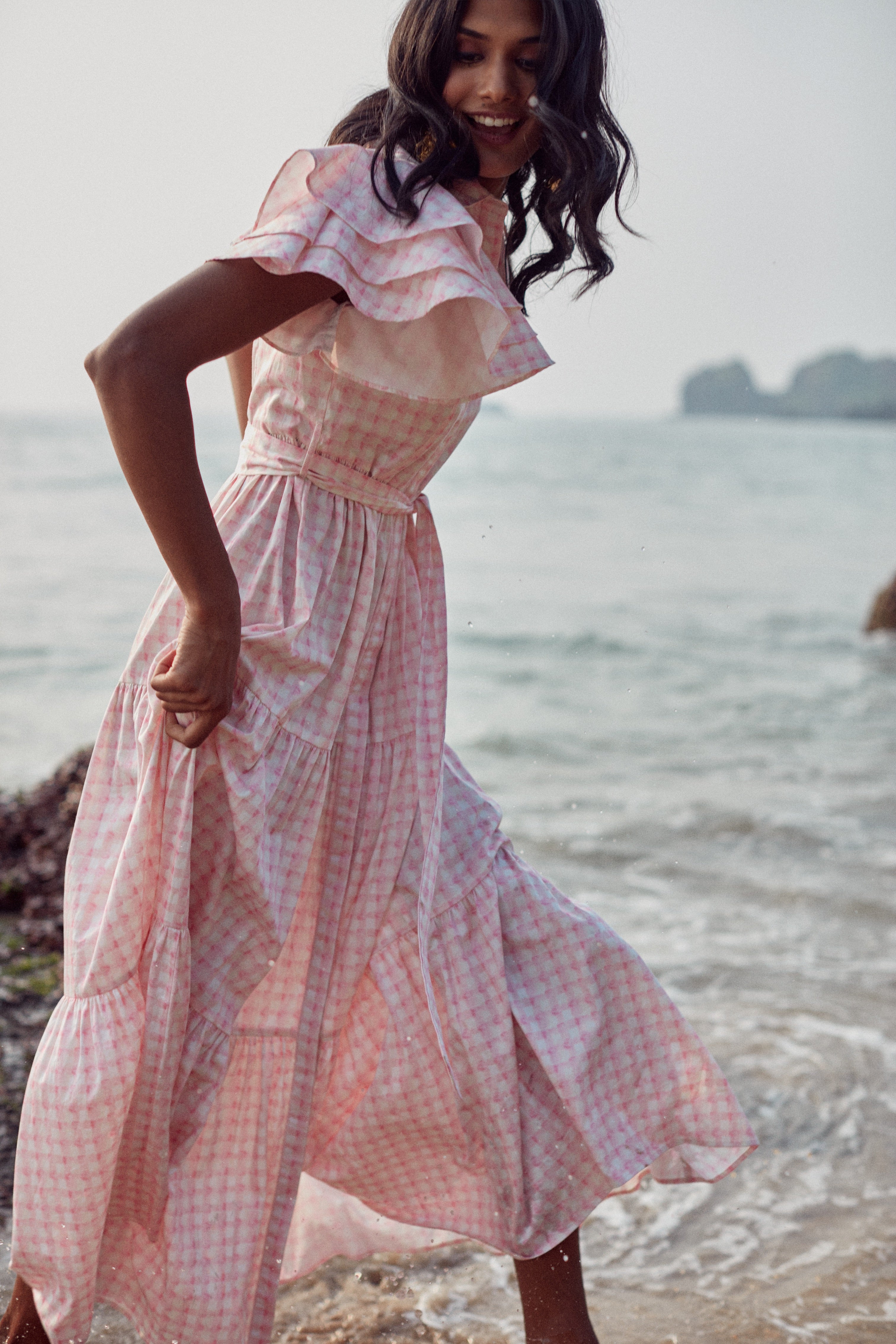 ROBE CAMELIA - PINK VICHY