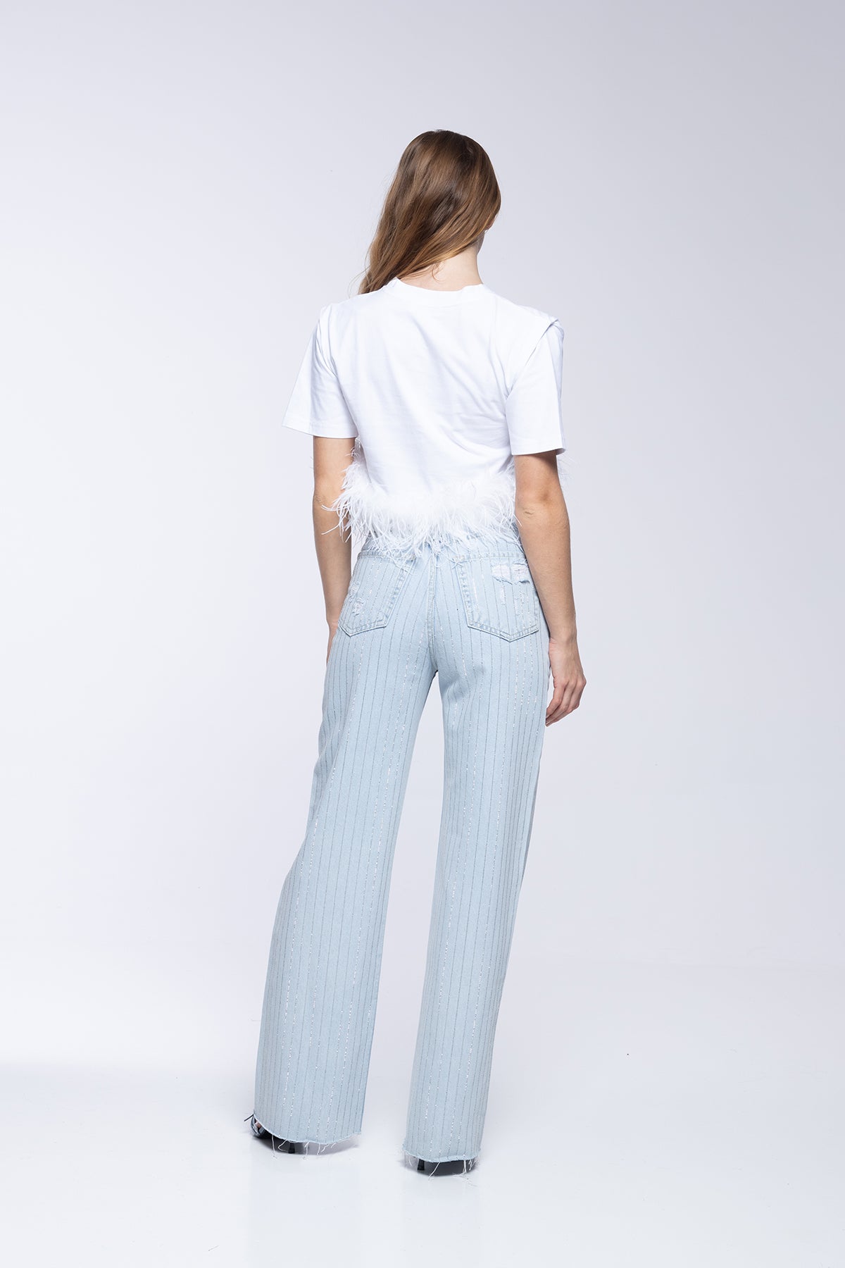 SCARLETT JEANS - BLUE STRASS