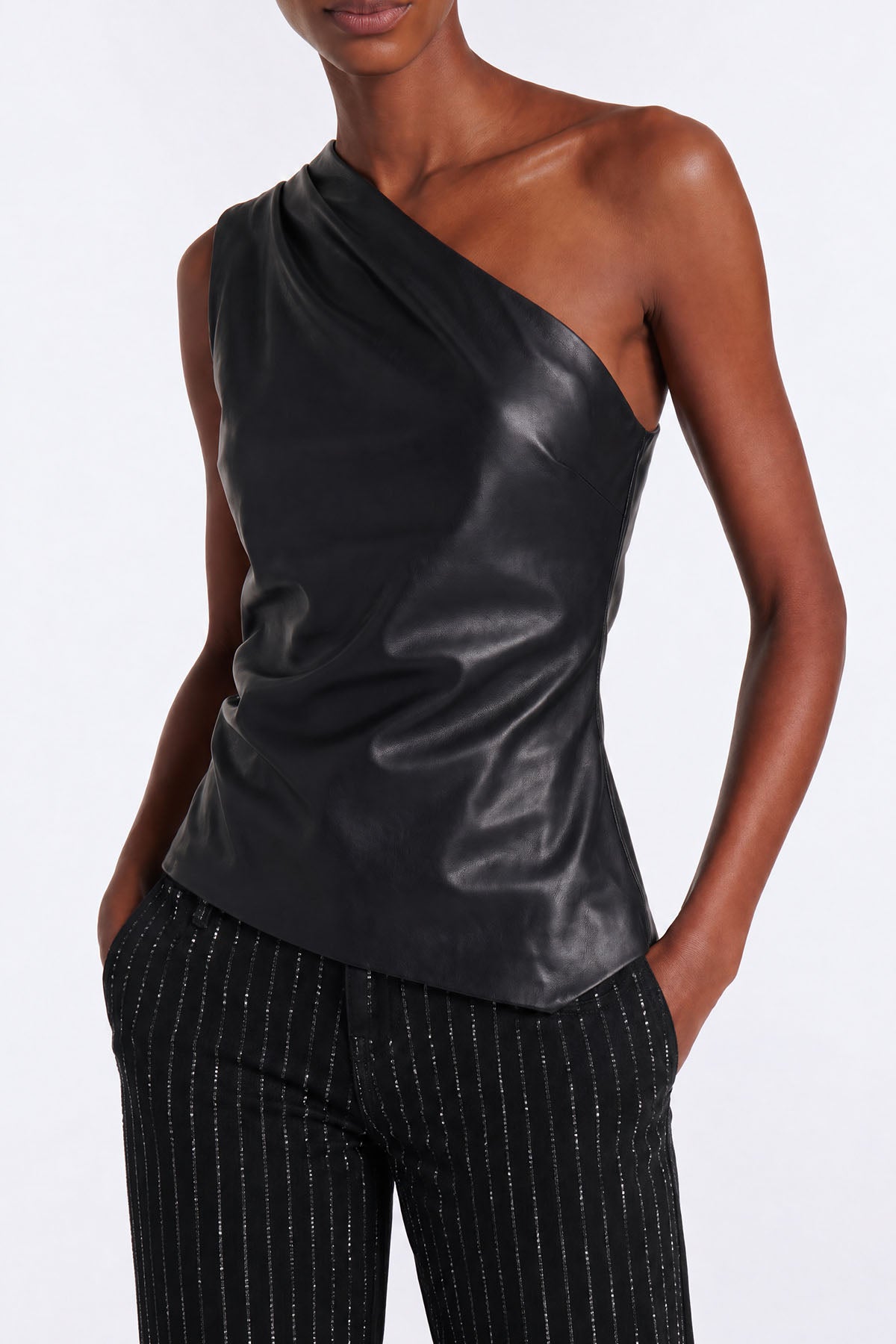 TOP ASYMETRIC - BLACK