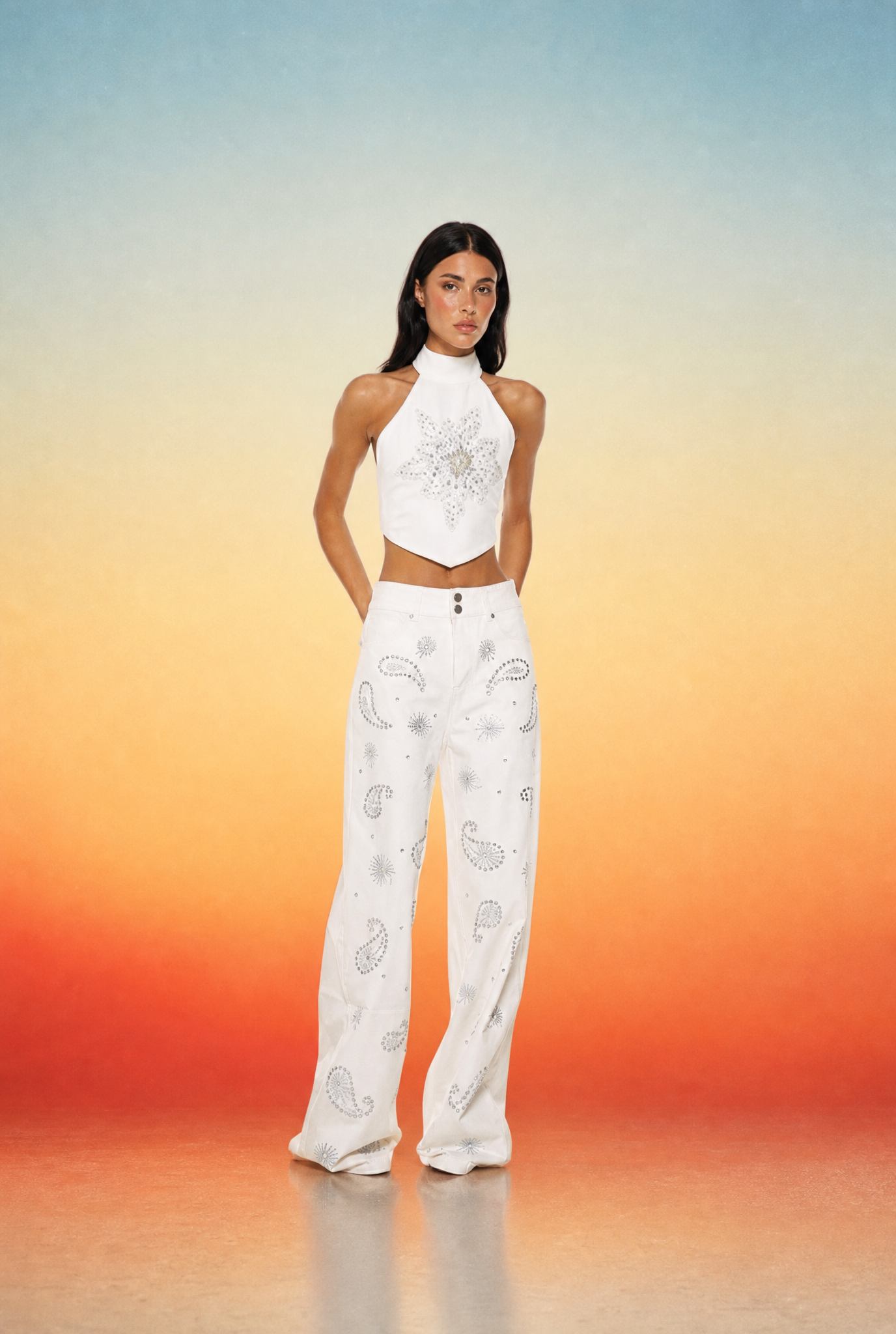 TOP LAYLA - BLANC
