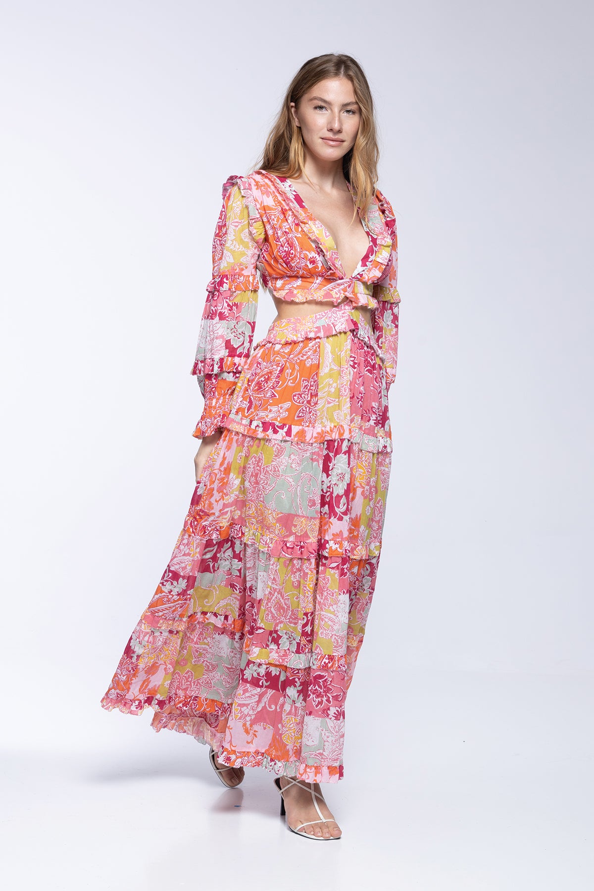 ROBE ZOA - FLORAL PATCH