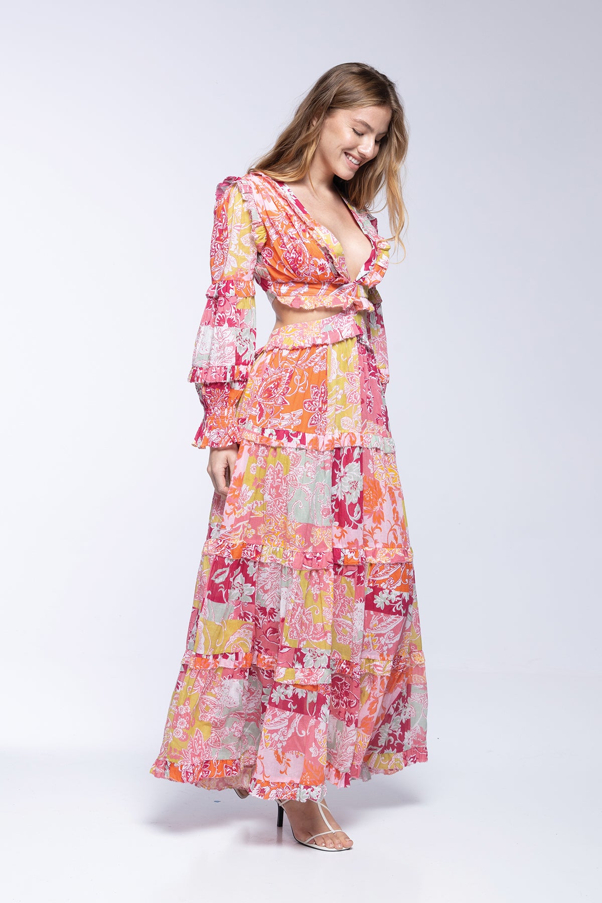 ROBE ZOA - FLORAL PATCH
