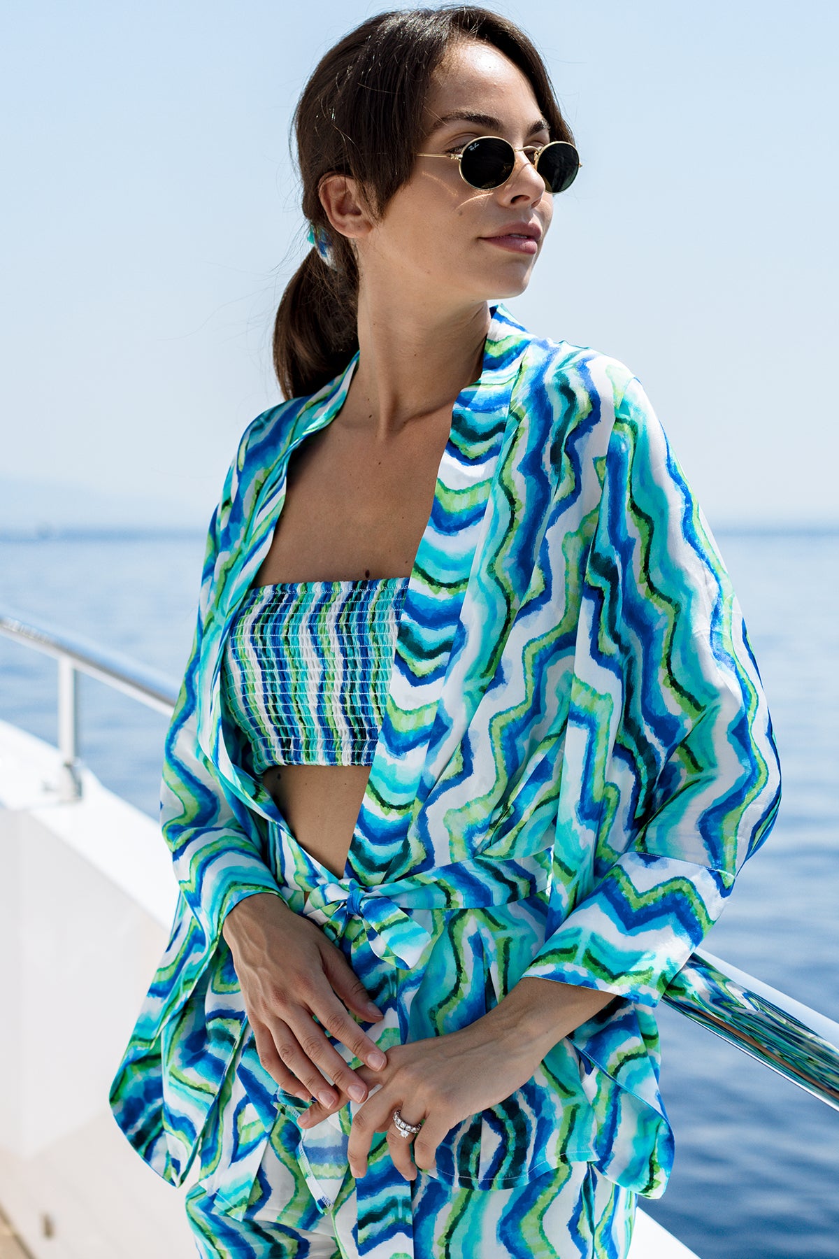 KIMONO DALIA - AQUA