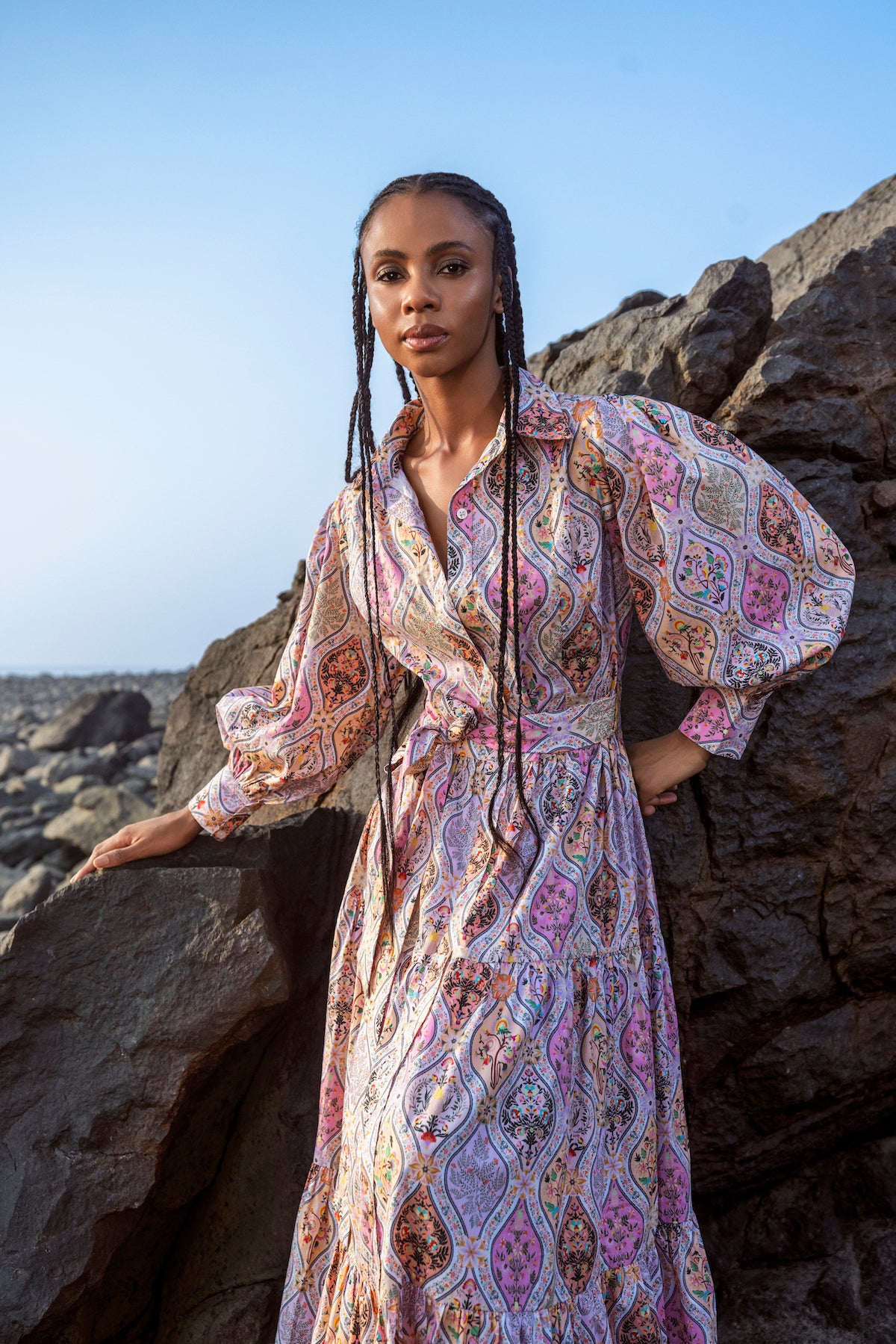 ROBE CARMELA- PASTEL