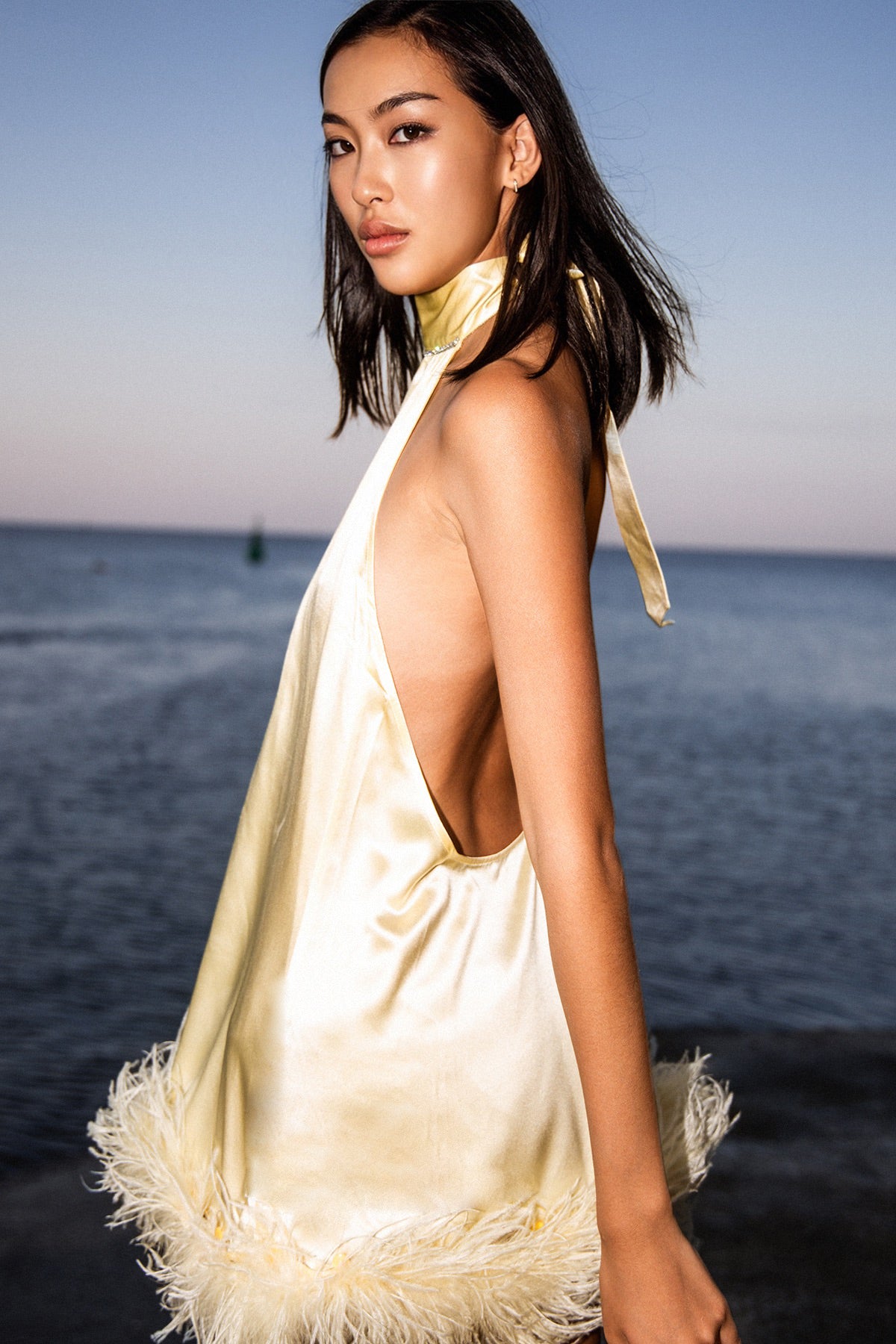 ROBE ROSIE - JAUNE PASTEL