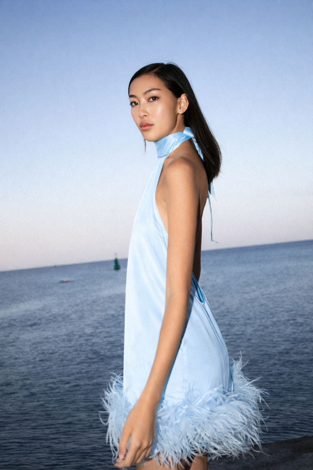 ROBE ROSIE - BLEU PASTEL