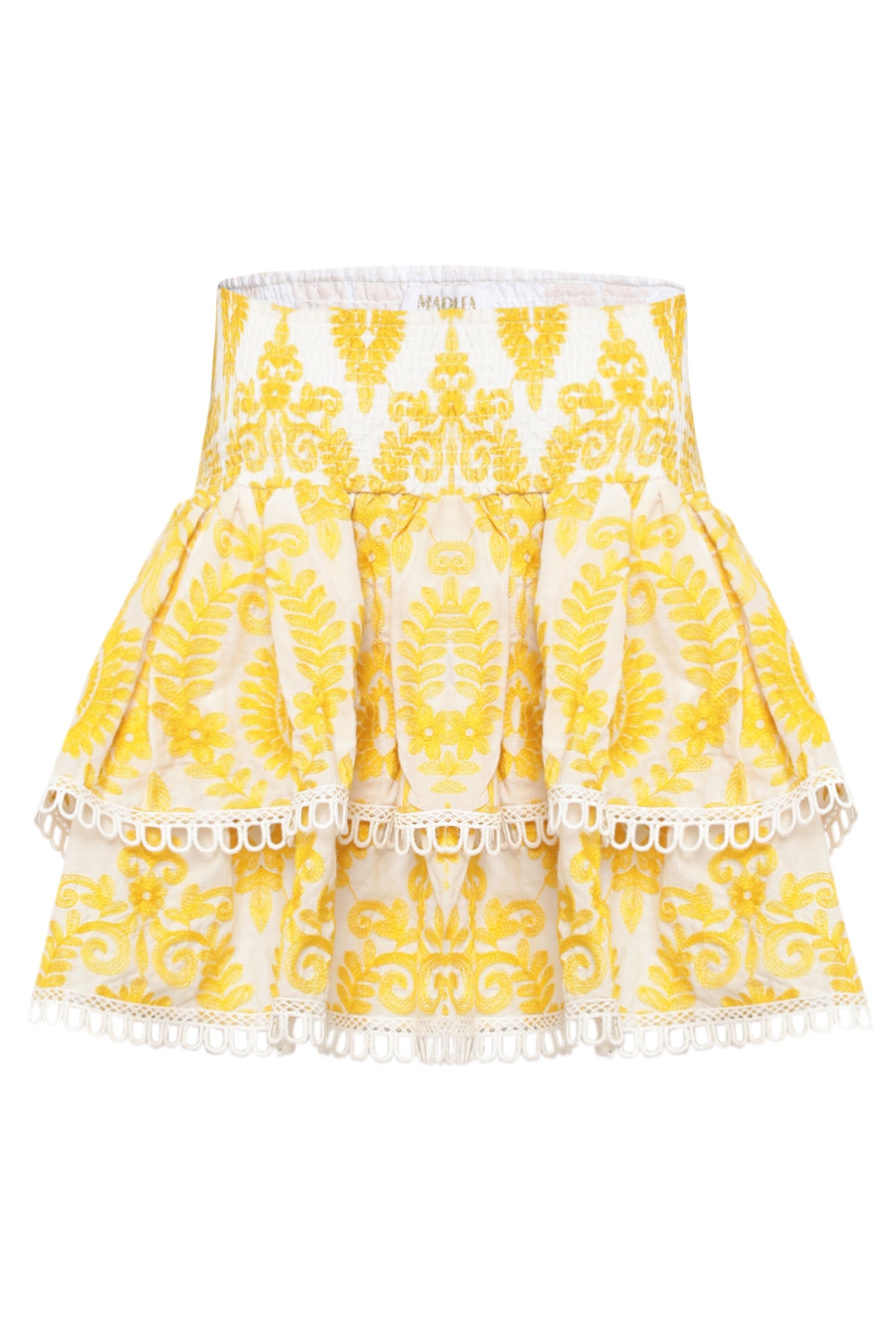 PAULINA SKIRT - YELLOW EMBROIDERY