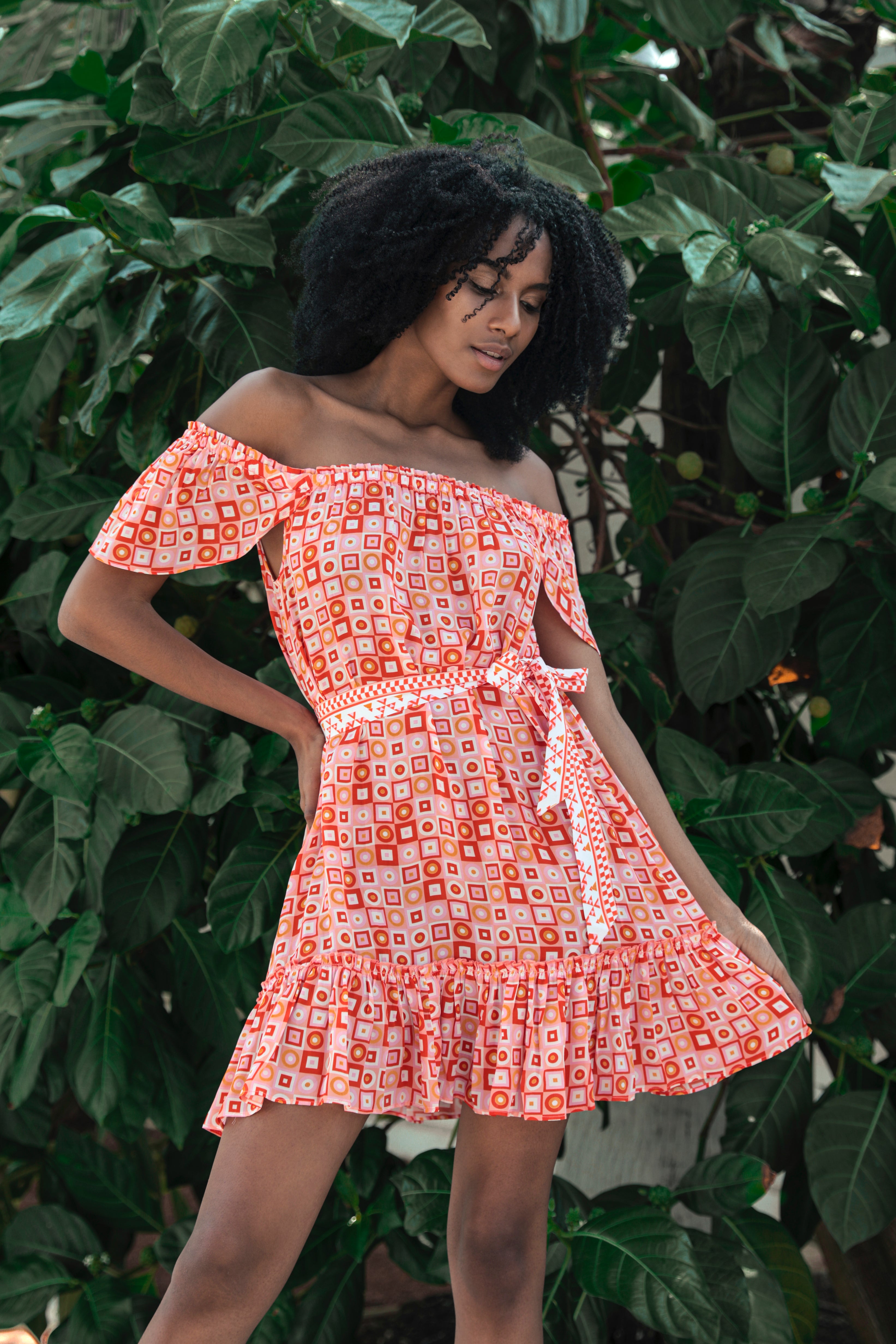 LOLA DRESS - DISCO PINK