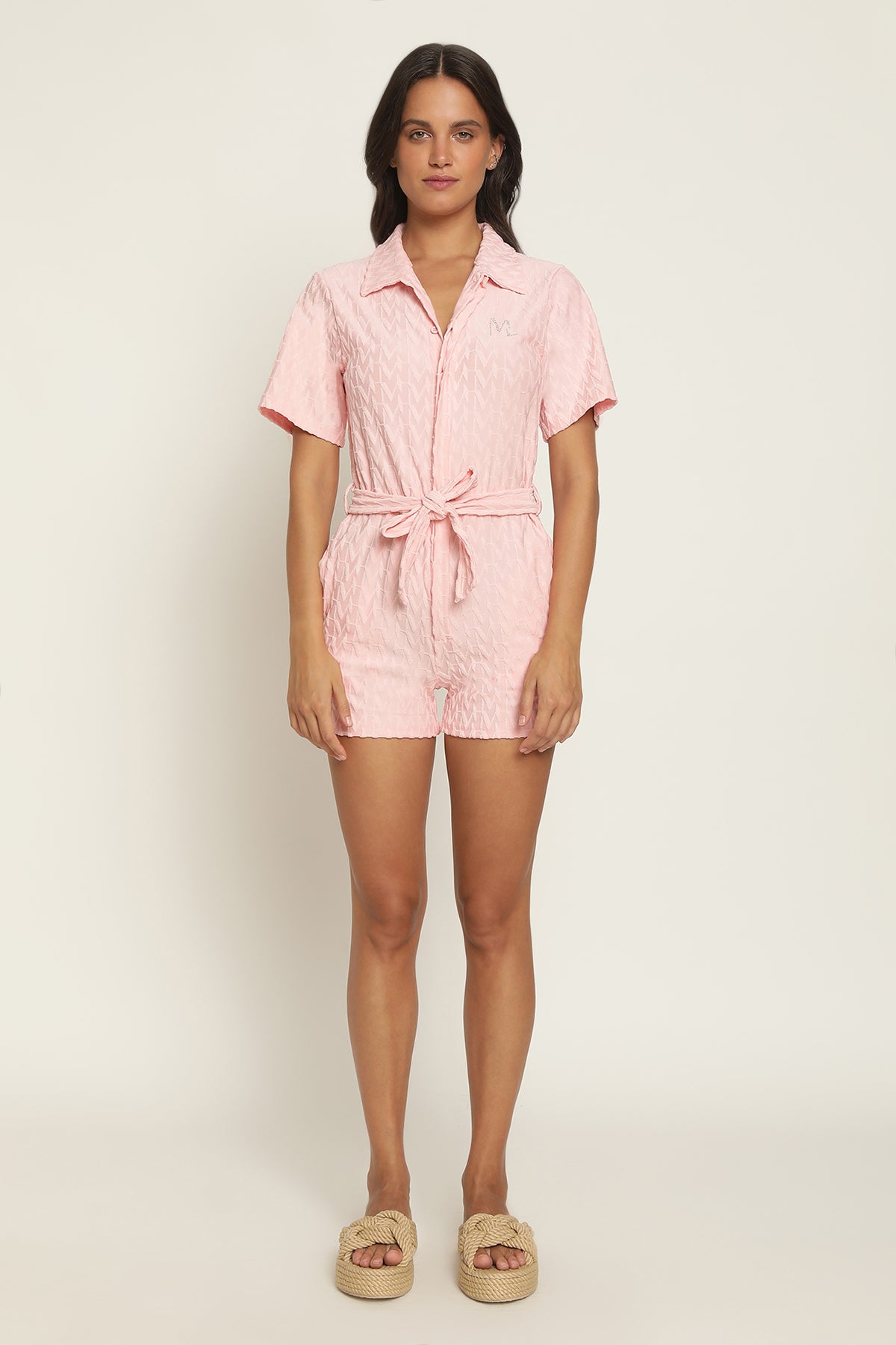 JUMPSUIT CAROLINA - EPONGE ROSE