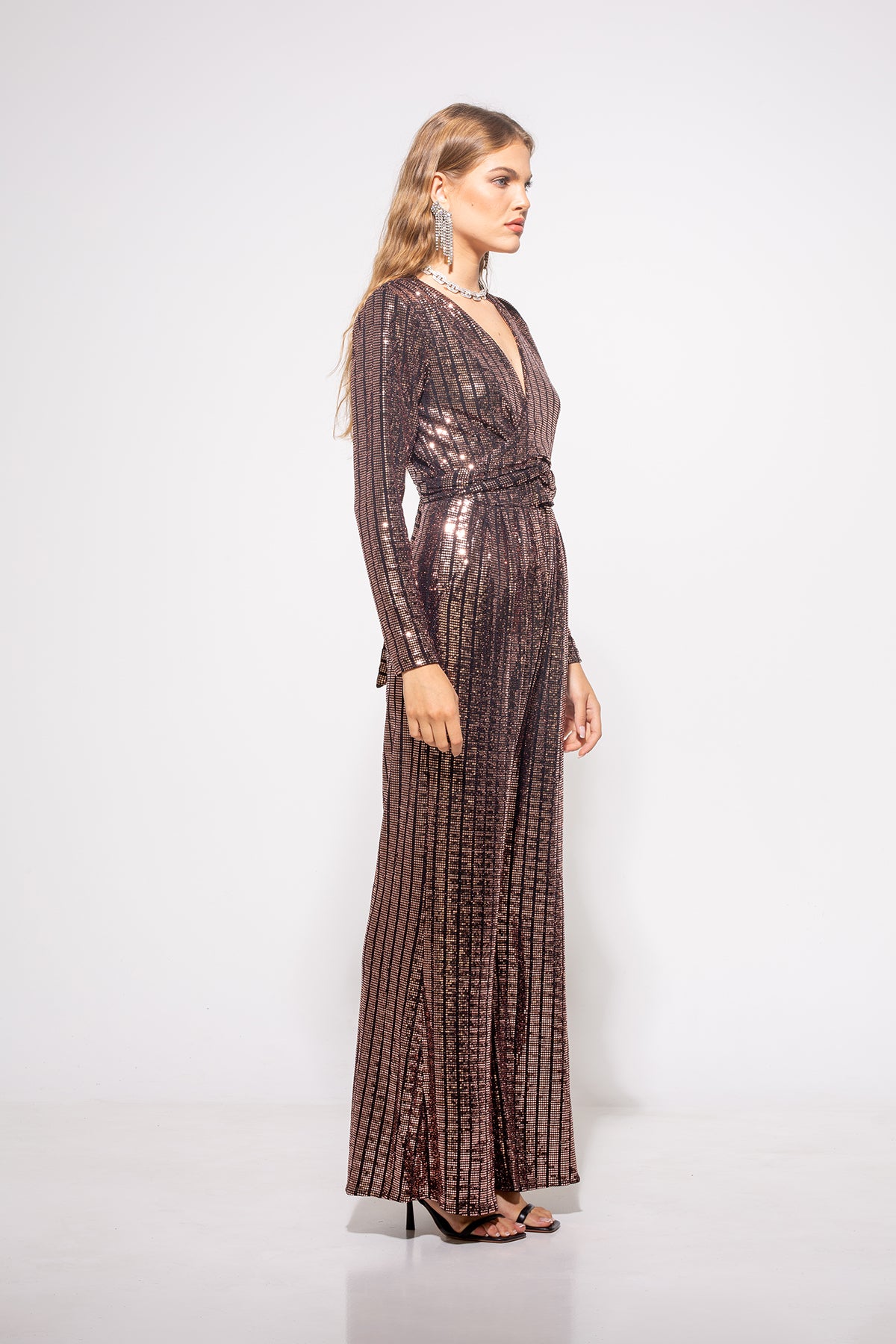 ROMAN JUMPSUIT - BRONZE