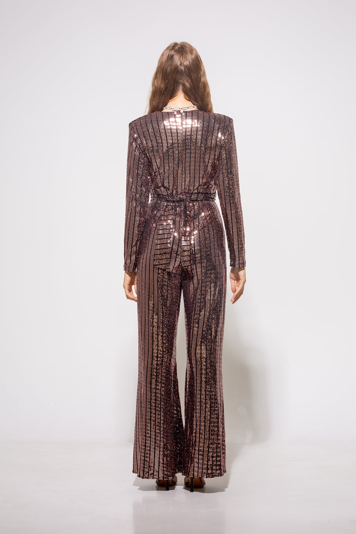 ROMAN JUMPSUIT - BRONZE