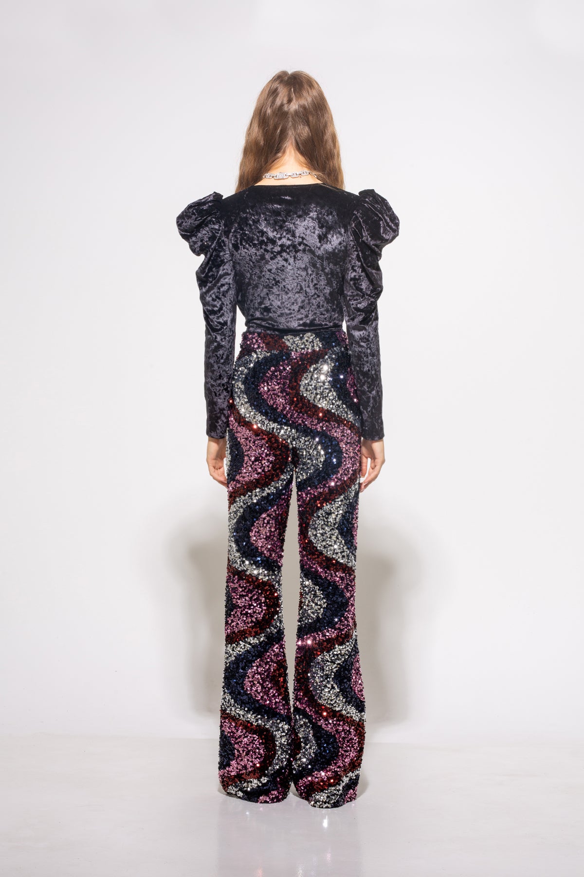PANTALON FLO - SEQUINS VIOLET