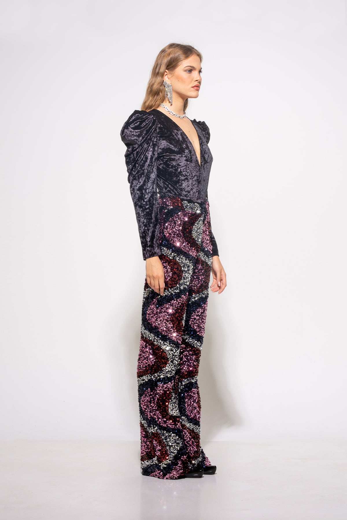 PANTALON FLO - SEQUINS VIOLET