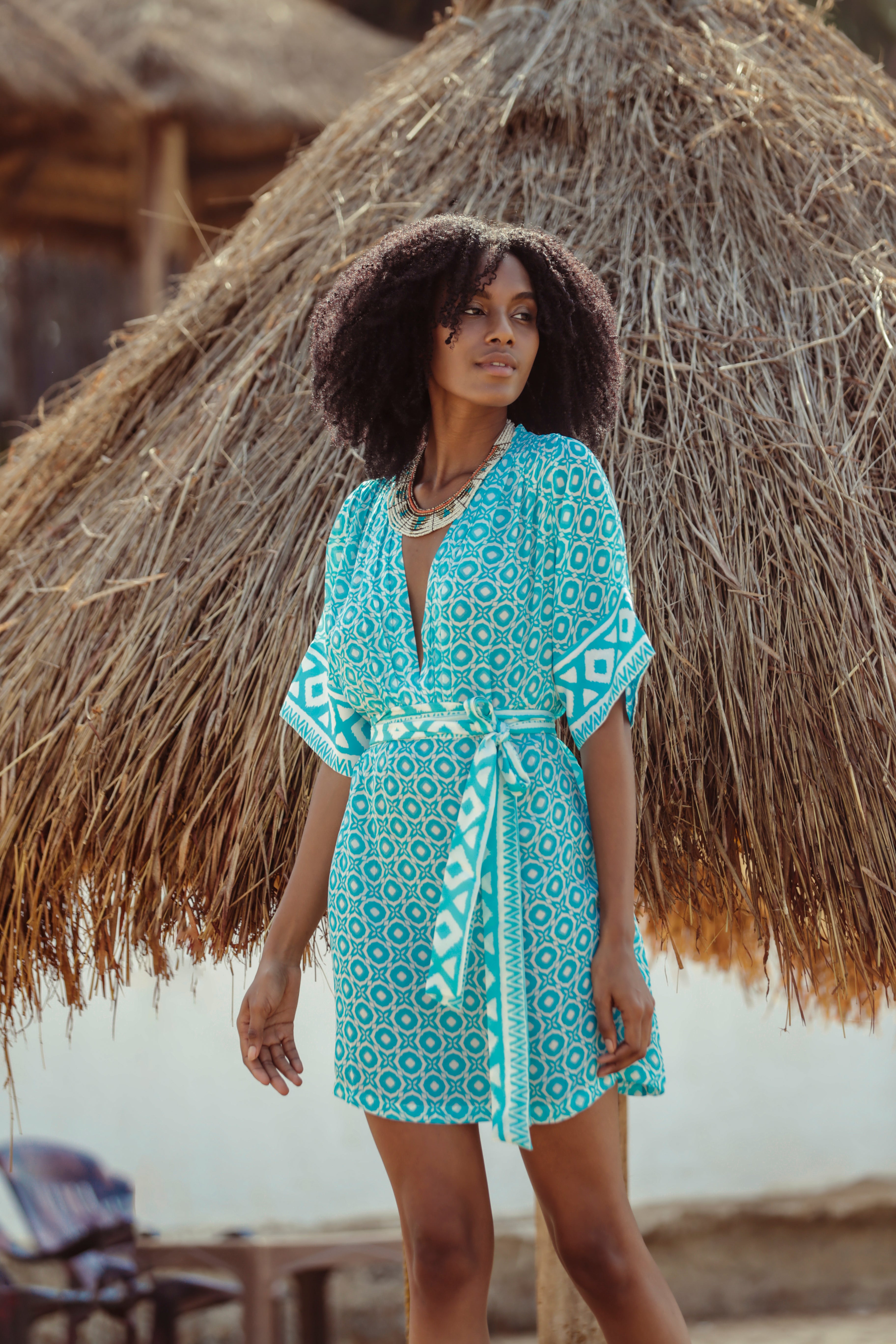 ROBE SOUDABEH - TURQUOISE