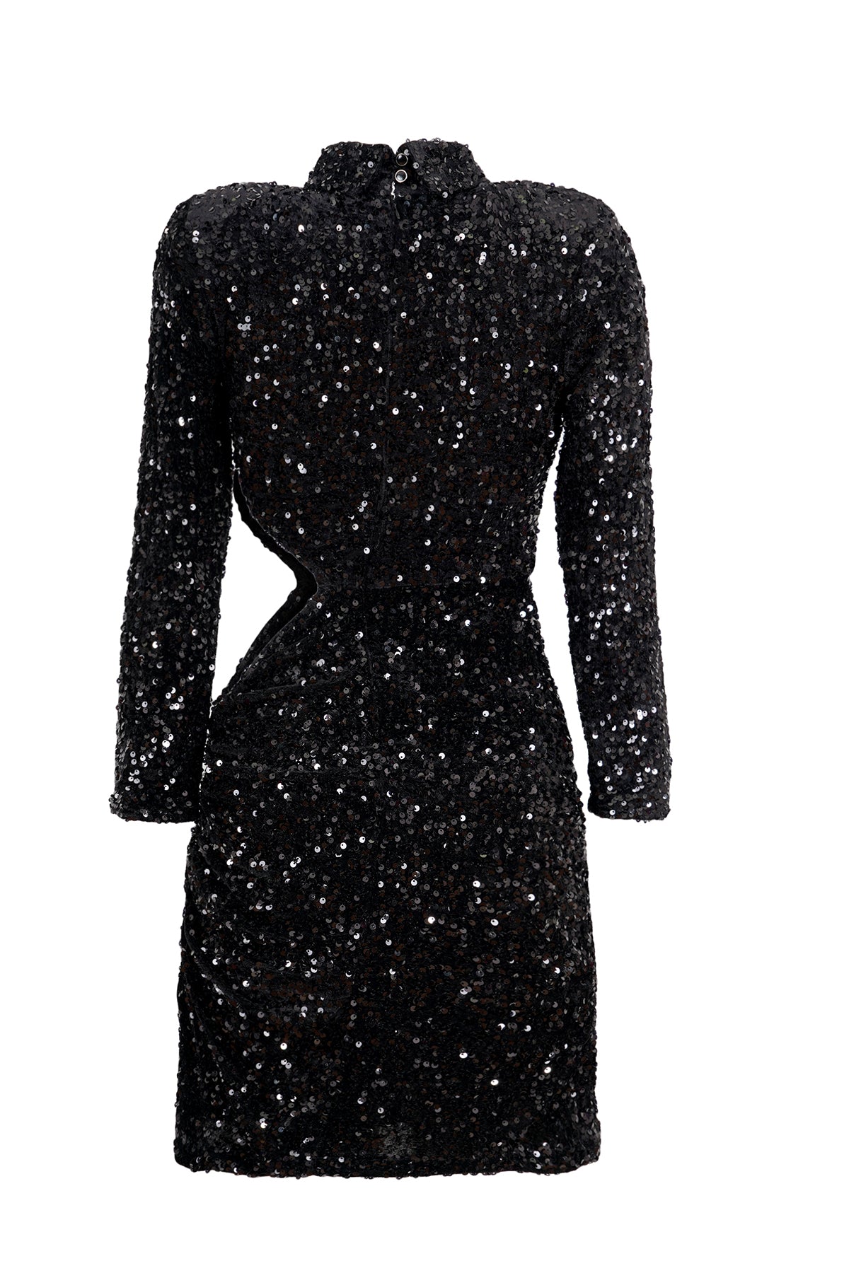 EVA DRESS - BLACK SEQUINS