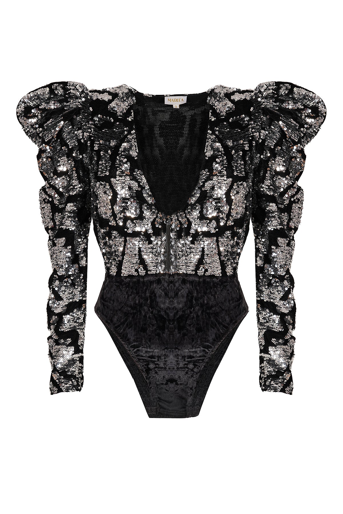 BODY TESSI - SEQUINS ARGENT