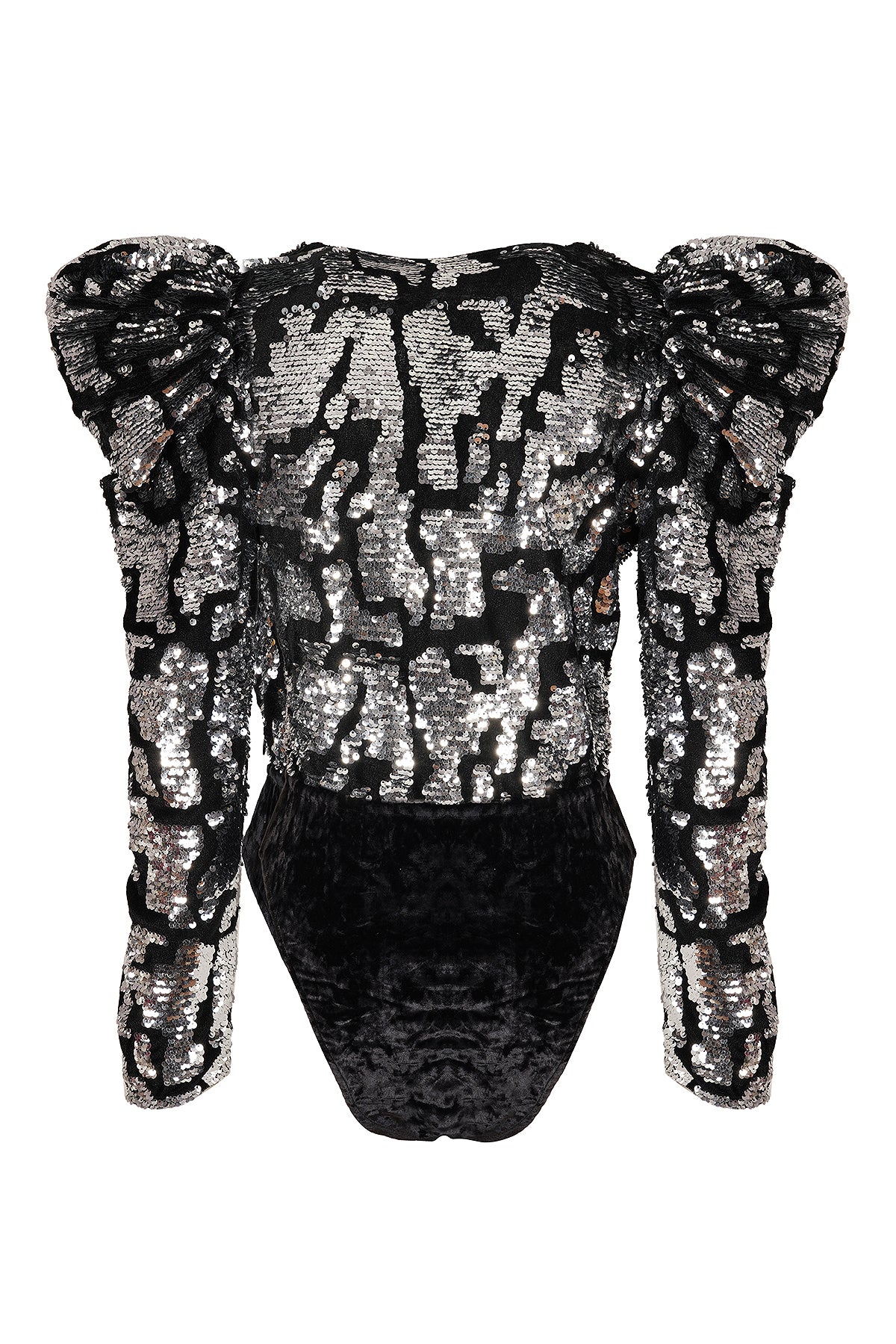 BODY TESSI - SEQUINS ARGENT