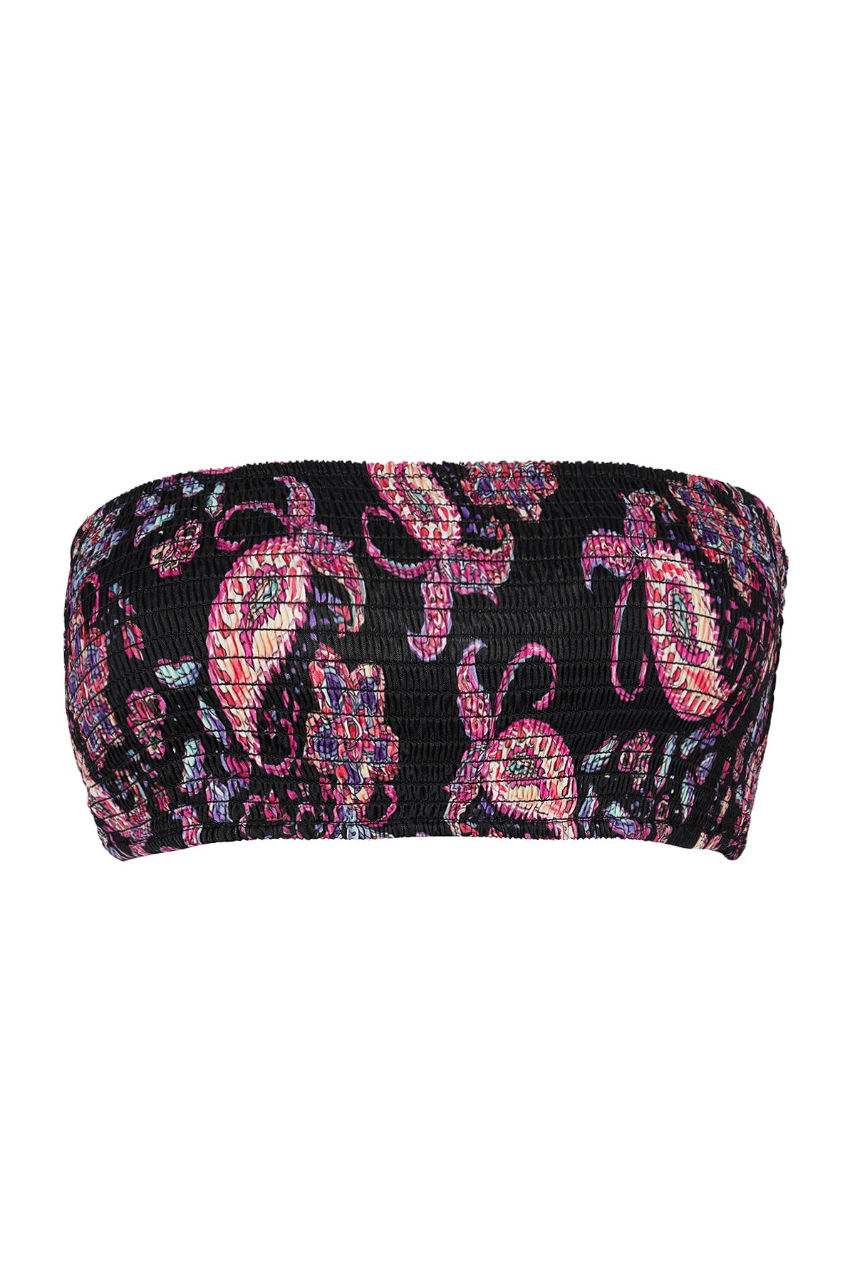 TUBE TOP - PURPLE PAISLEY