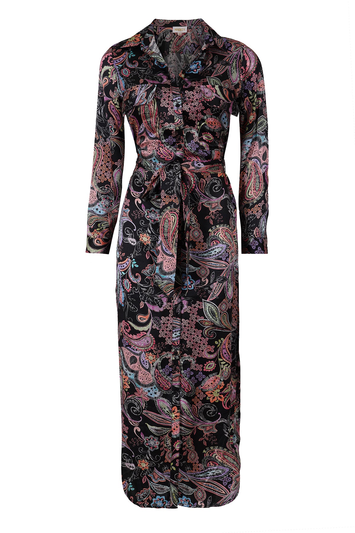 ELOISE DRESS - BLACK RAINBOW