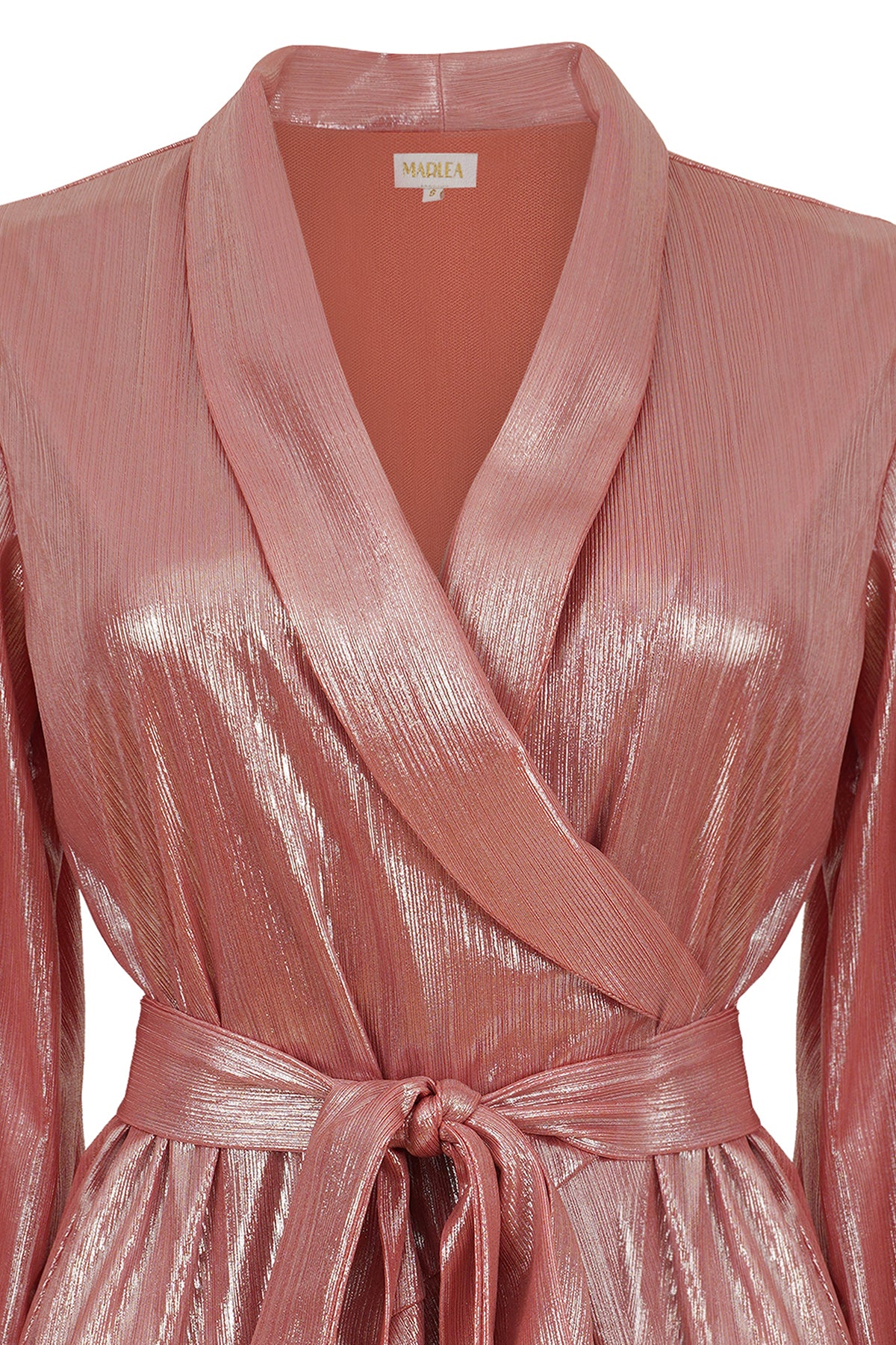 ZINA DRESS - METAL PINK