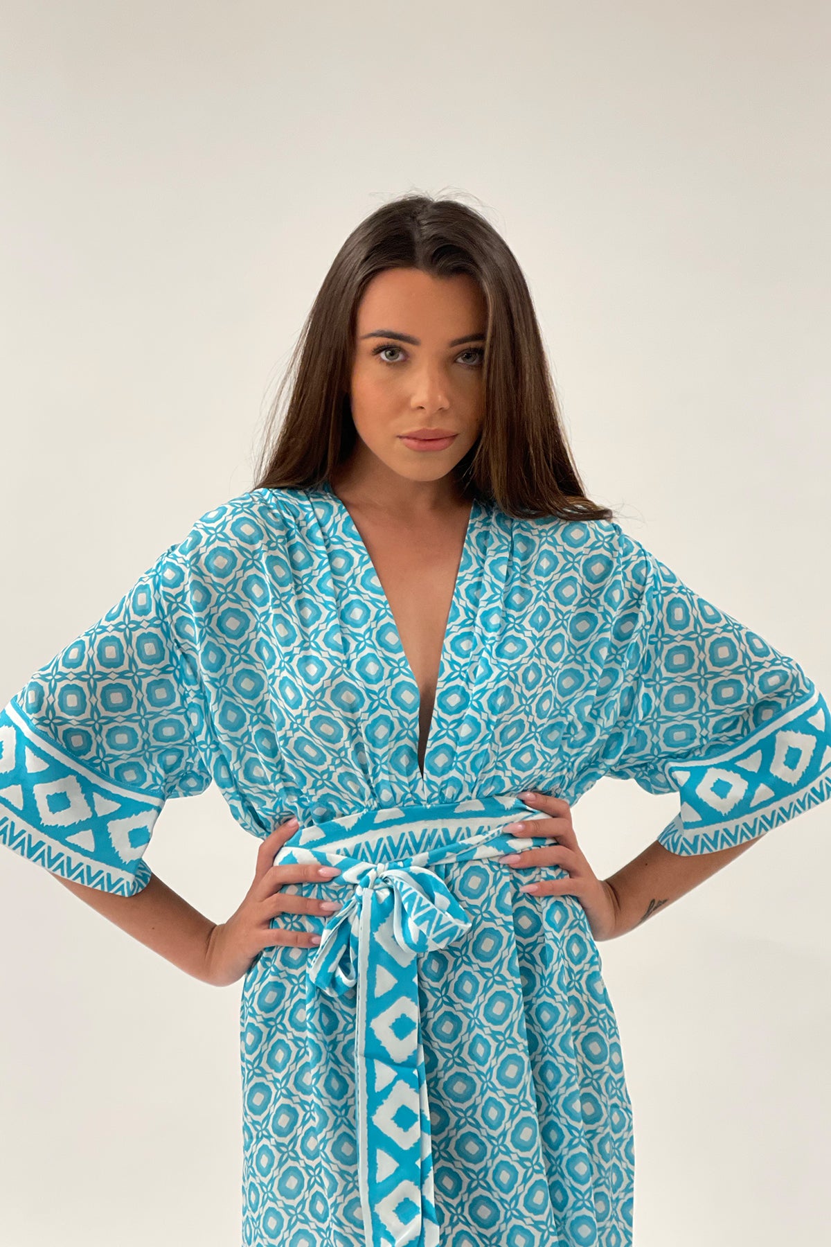 ROBE SOUDABEH - TURQUOISE
