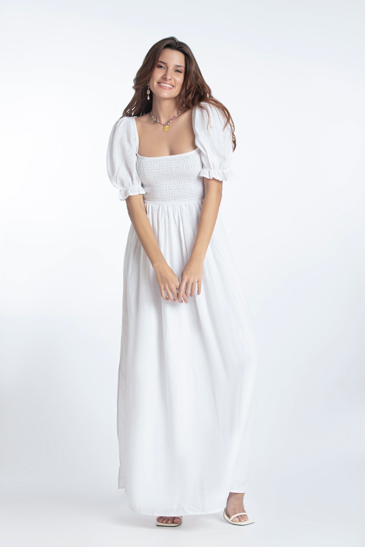 ELISABETTA DRESS - LINEN
