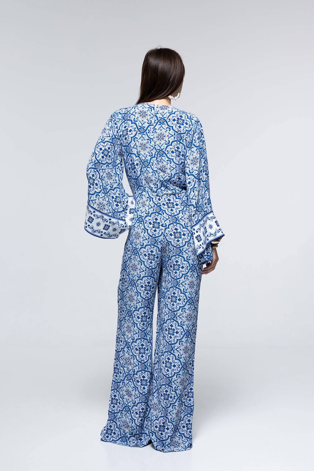 PANTALON KENZA - BLUE TILE