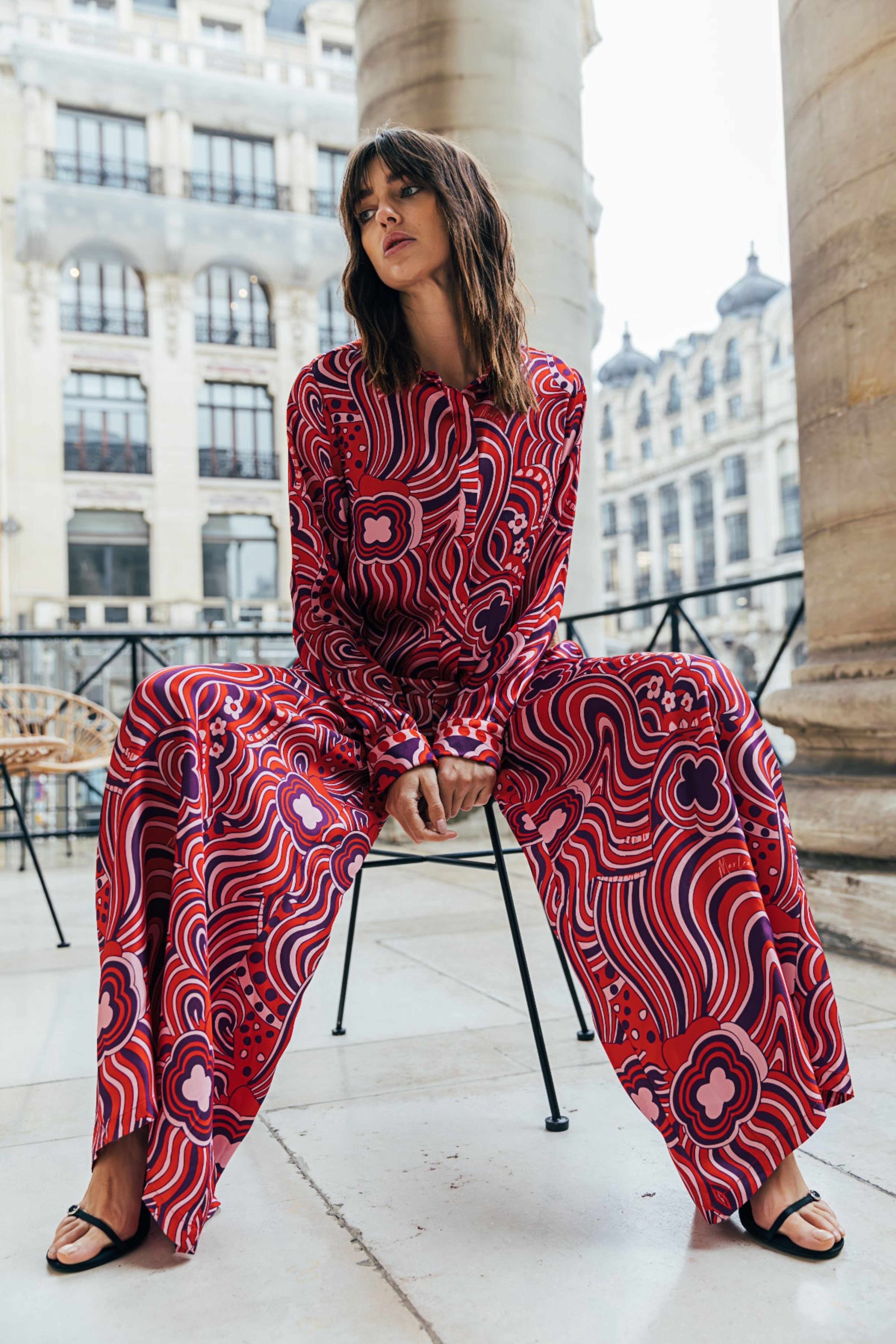 PANTALON REBECCA - PINK COSMIC