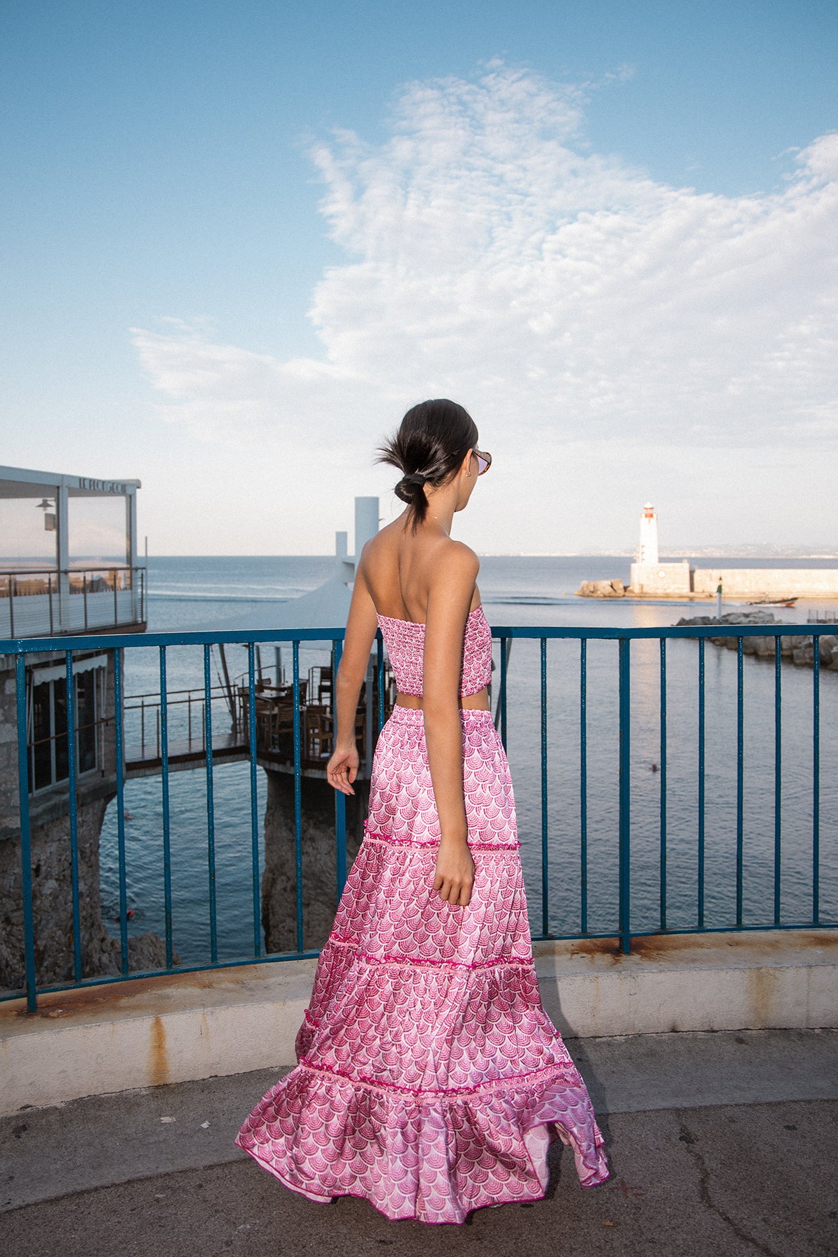 TUBE TOP - ROSE PEACOCK