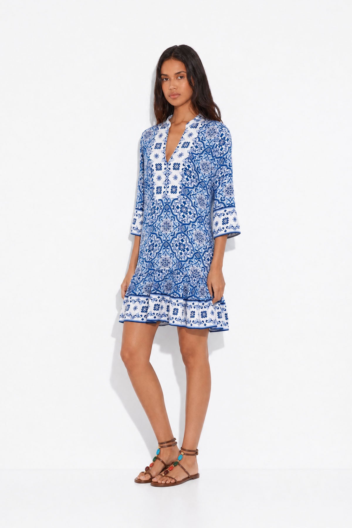 ROBE BIANCA - BLUE TILE