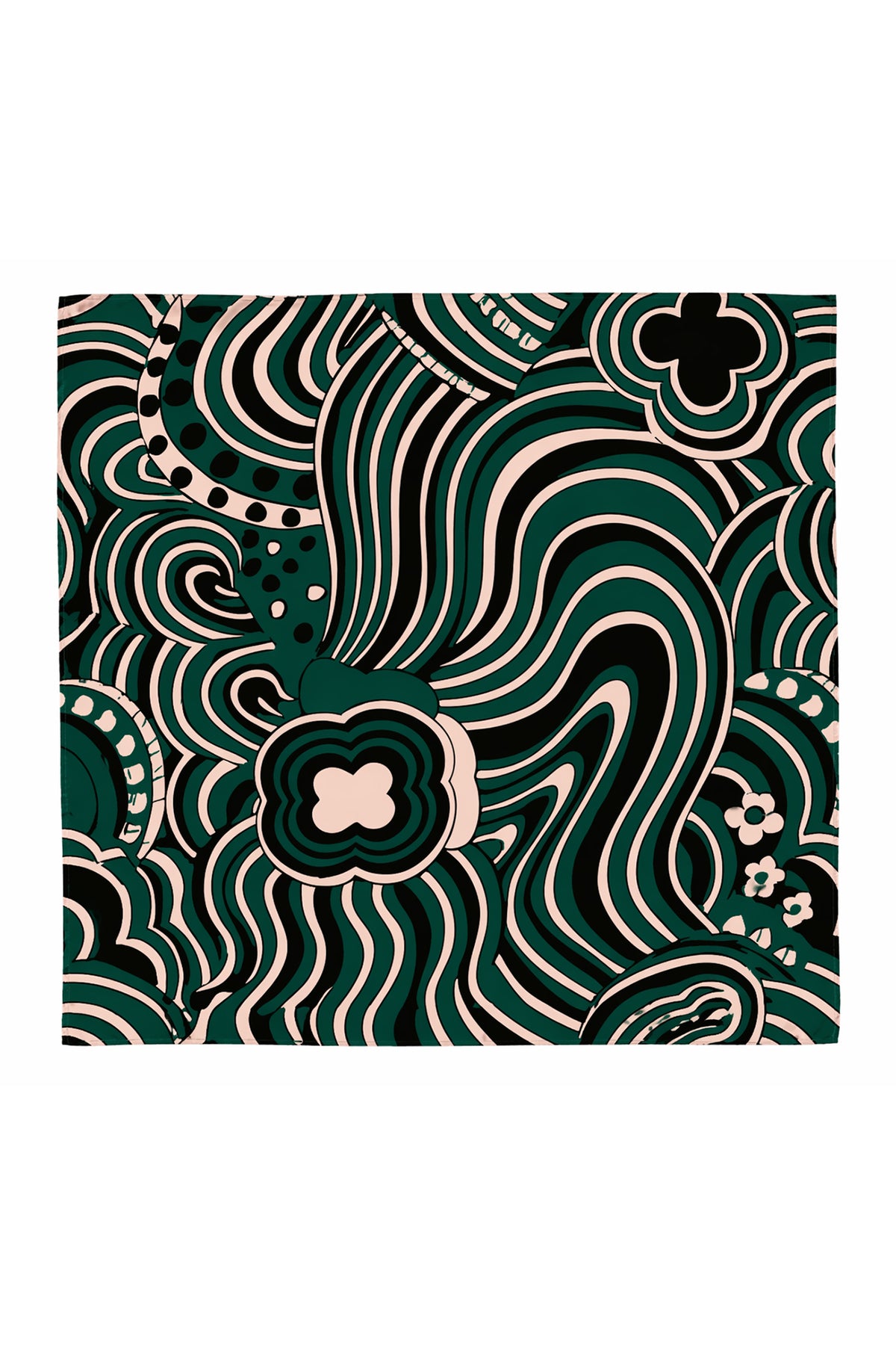 BANDANA - GREEN COSMIC