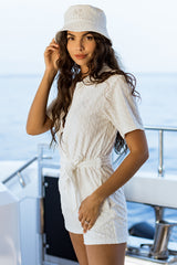 JUMPSUIT CAROLINA - EPONGE BLANC