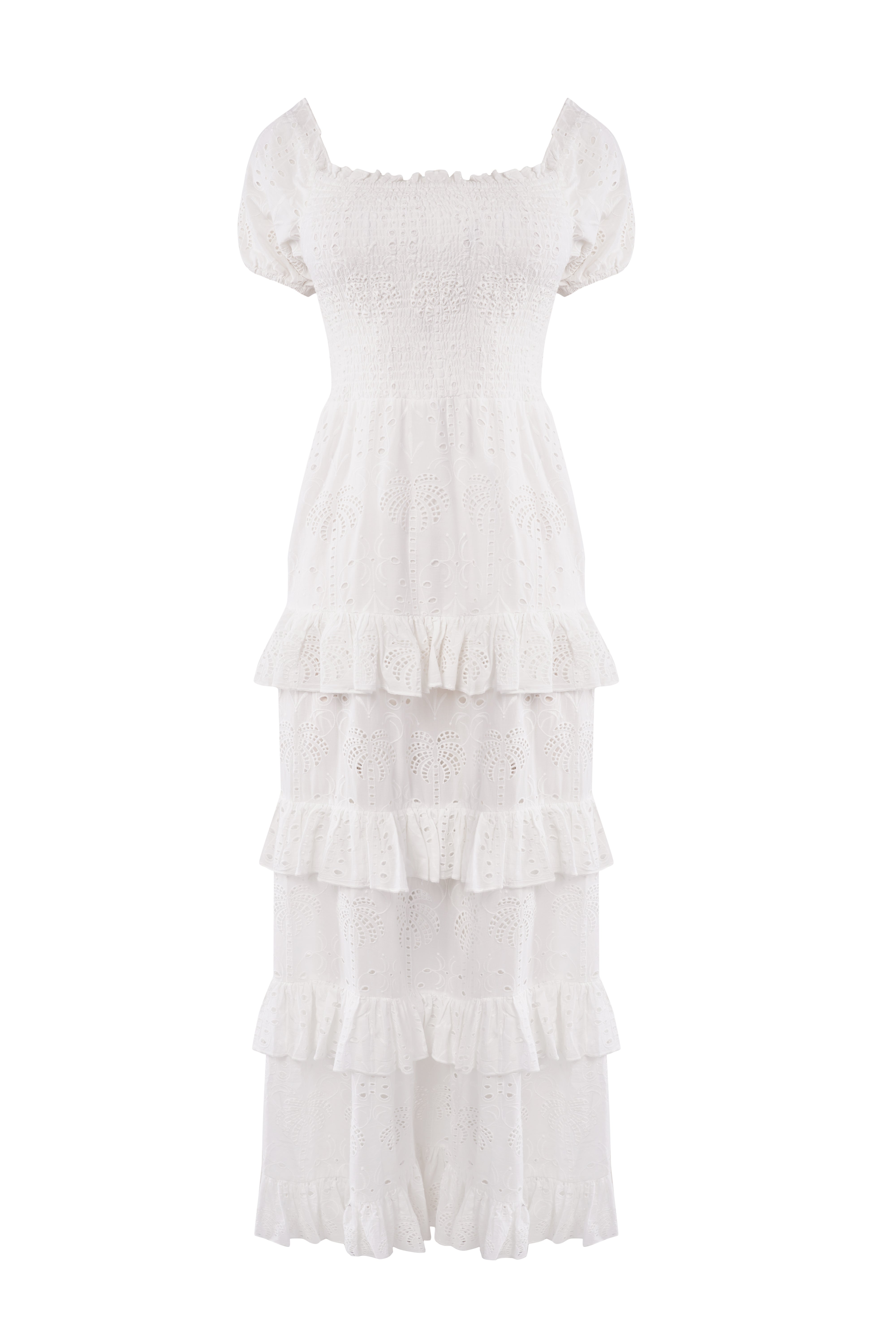 ROBE LARA - WHITE PALM TREE