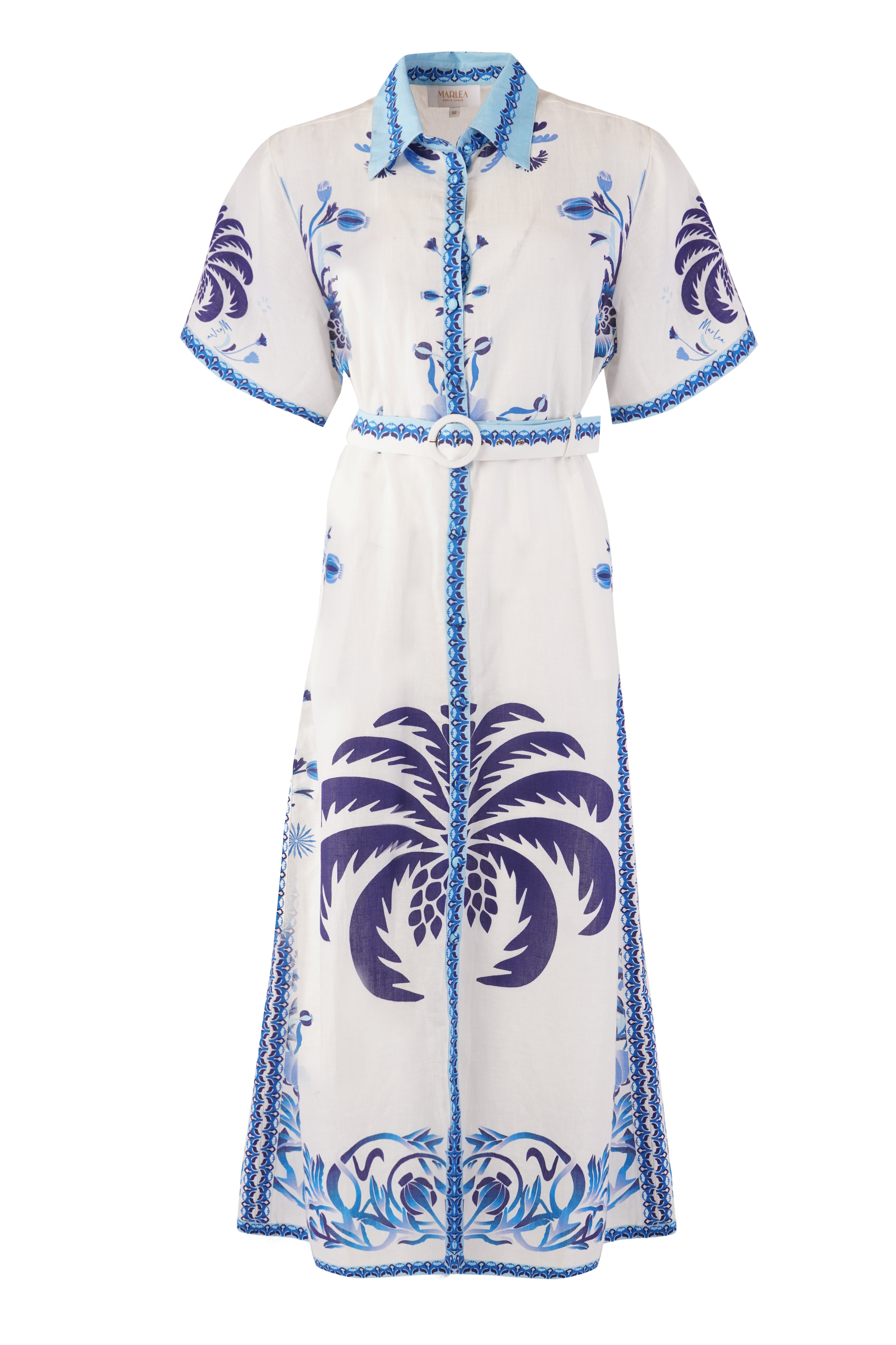 ROBE CHIARA - BLUE PALM TREE