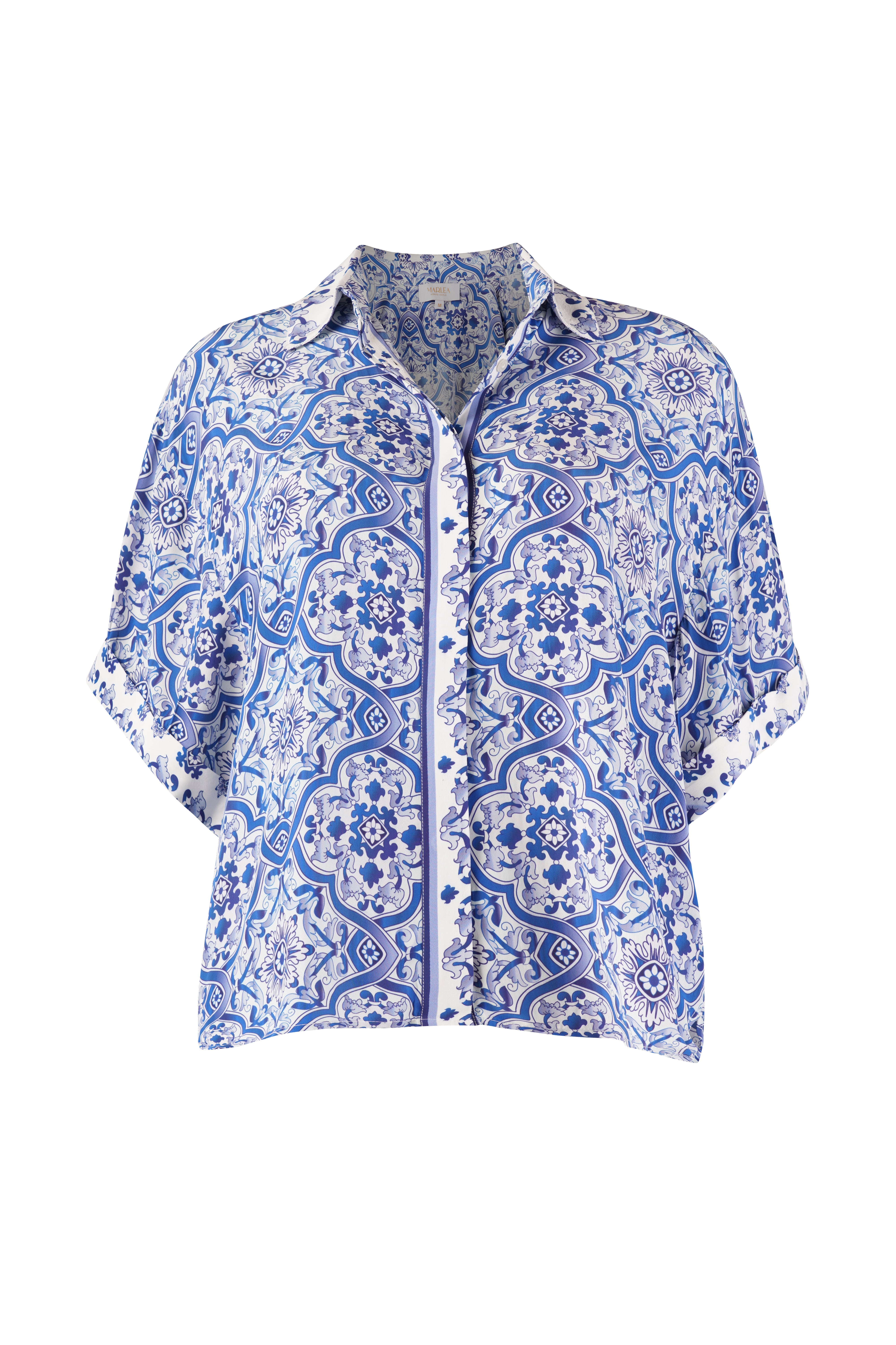 CHEMISE ZAZI - BLUE TILE
