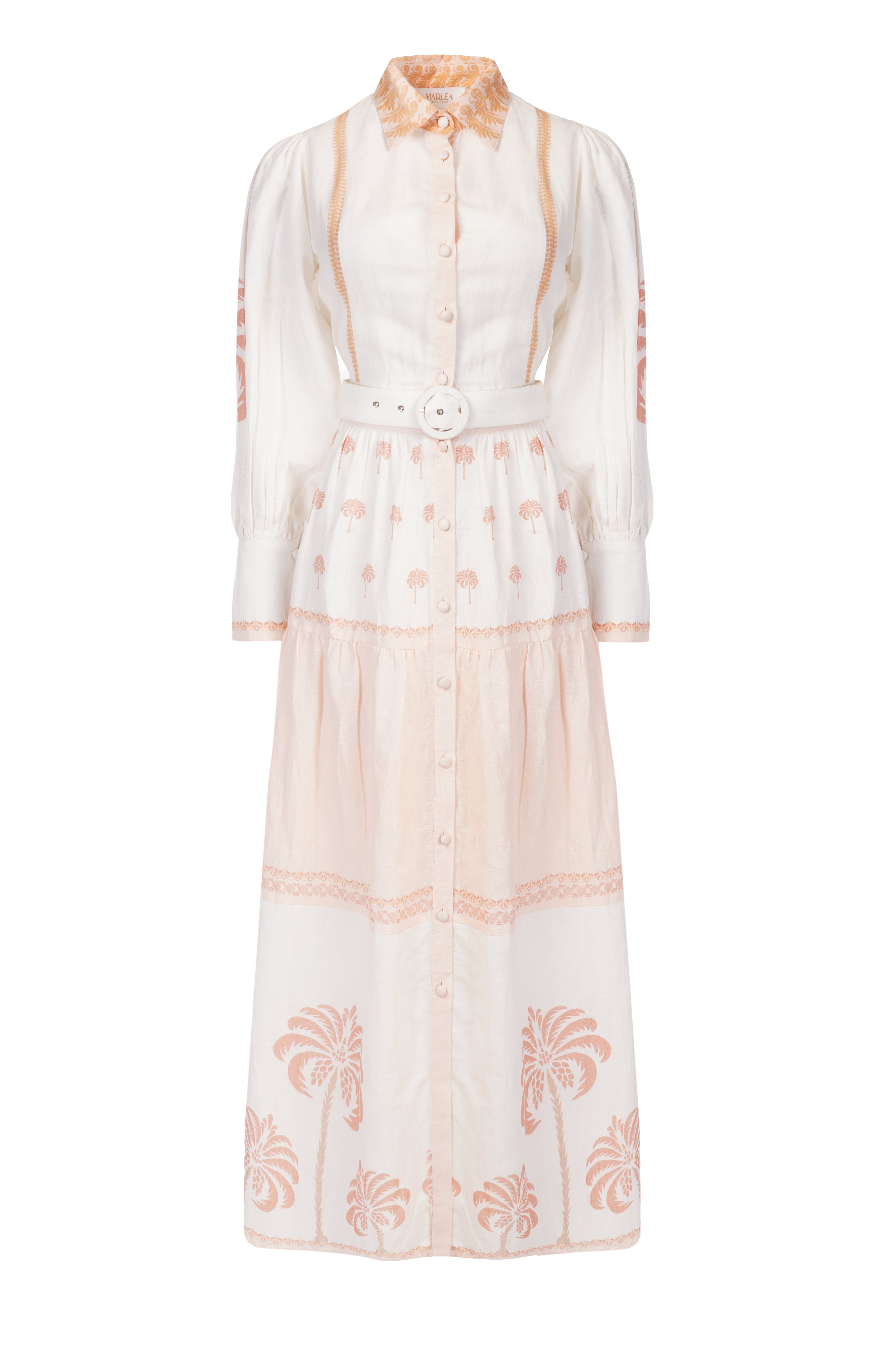 ROBE CARMELA - IVORY PALM TREE