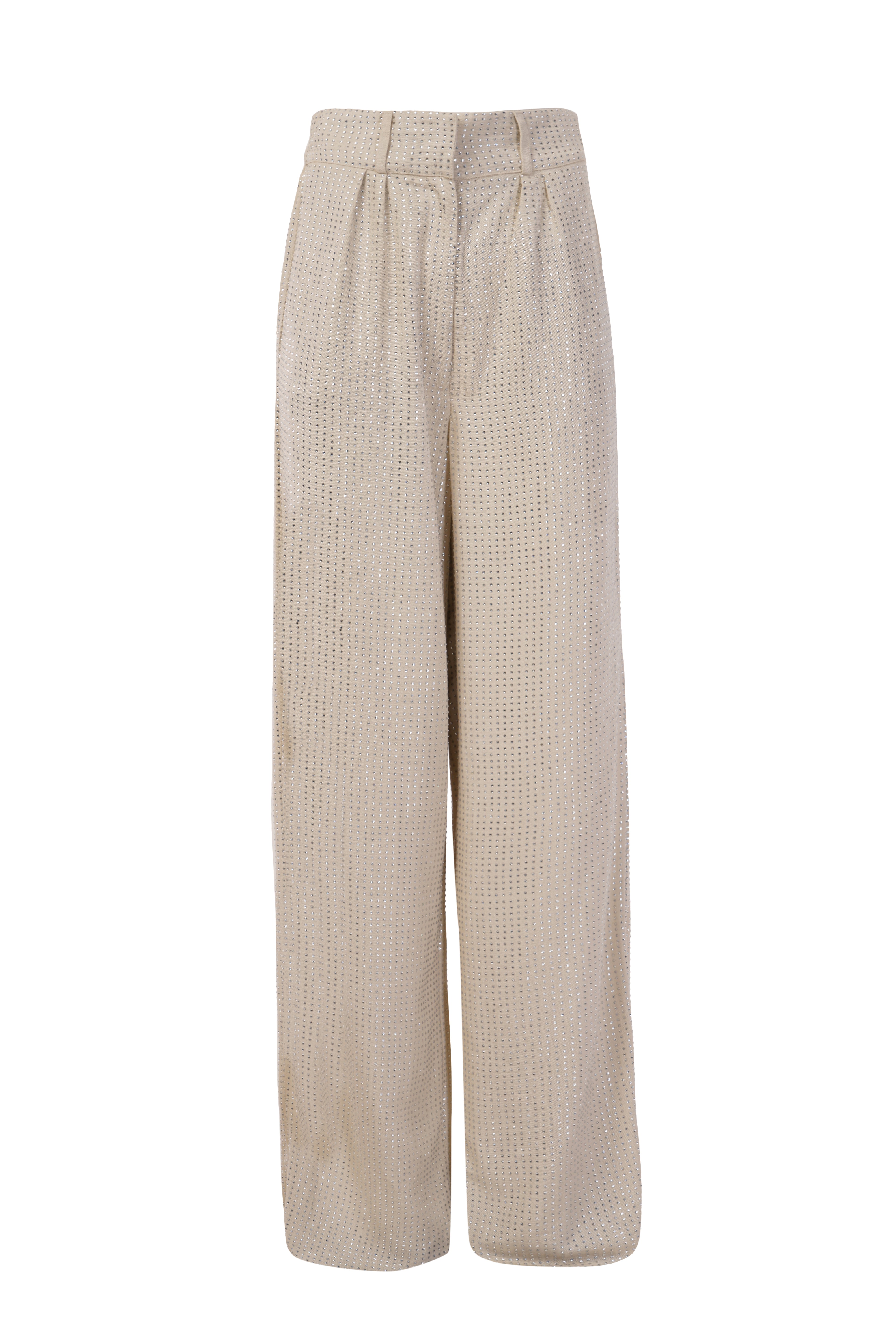 PANTALON NORA - STRASS BEIGE