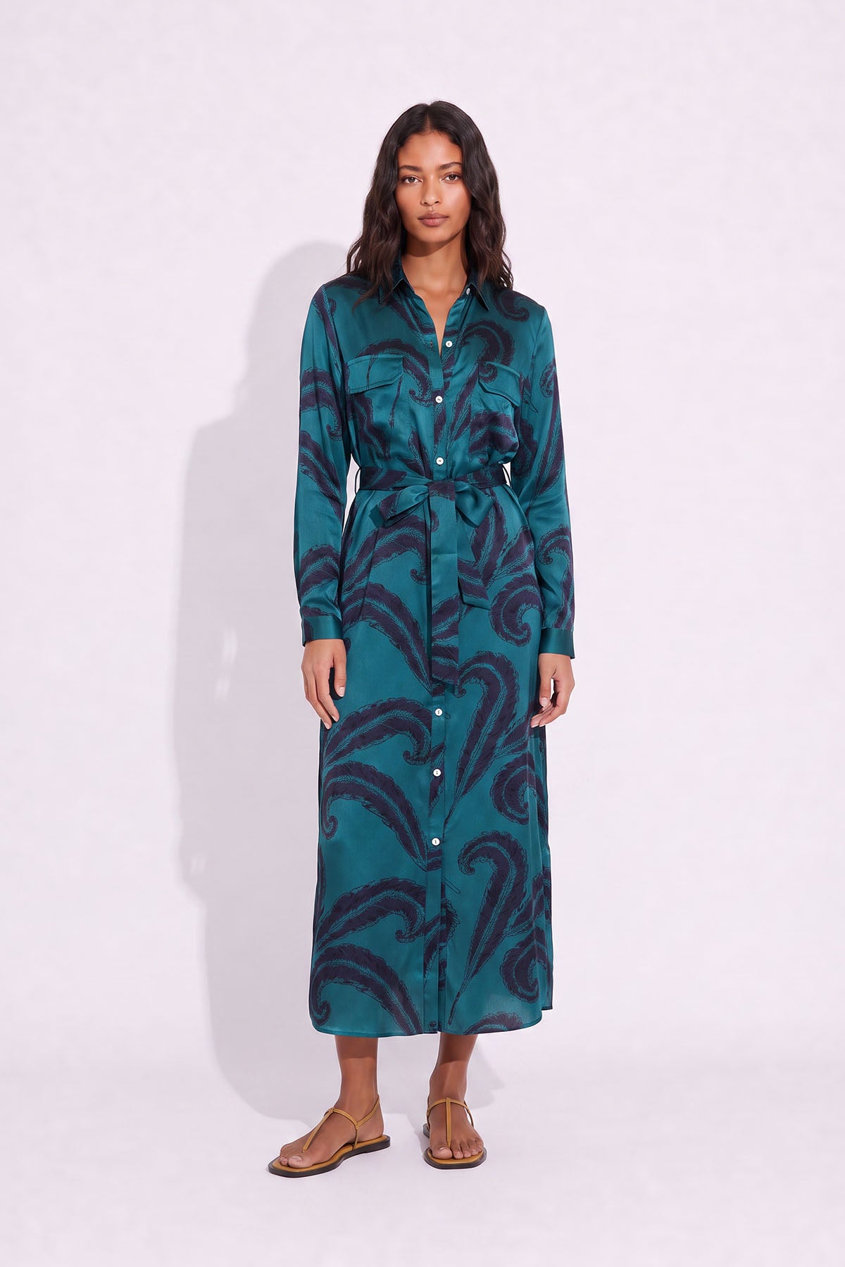 ROBE ELOISE - FEUILLES