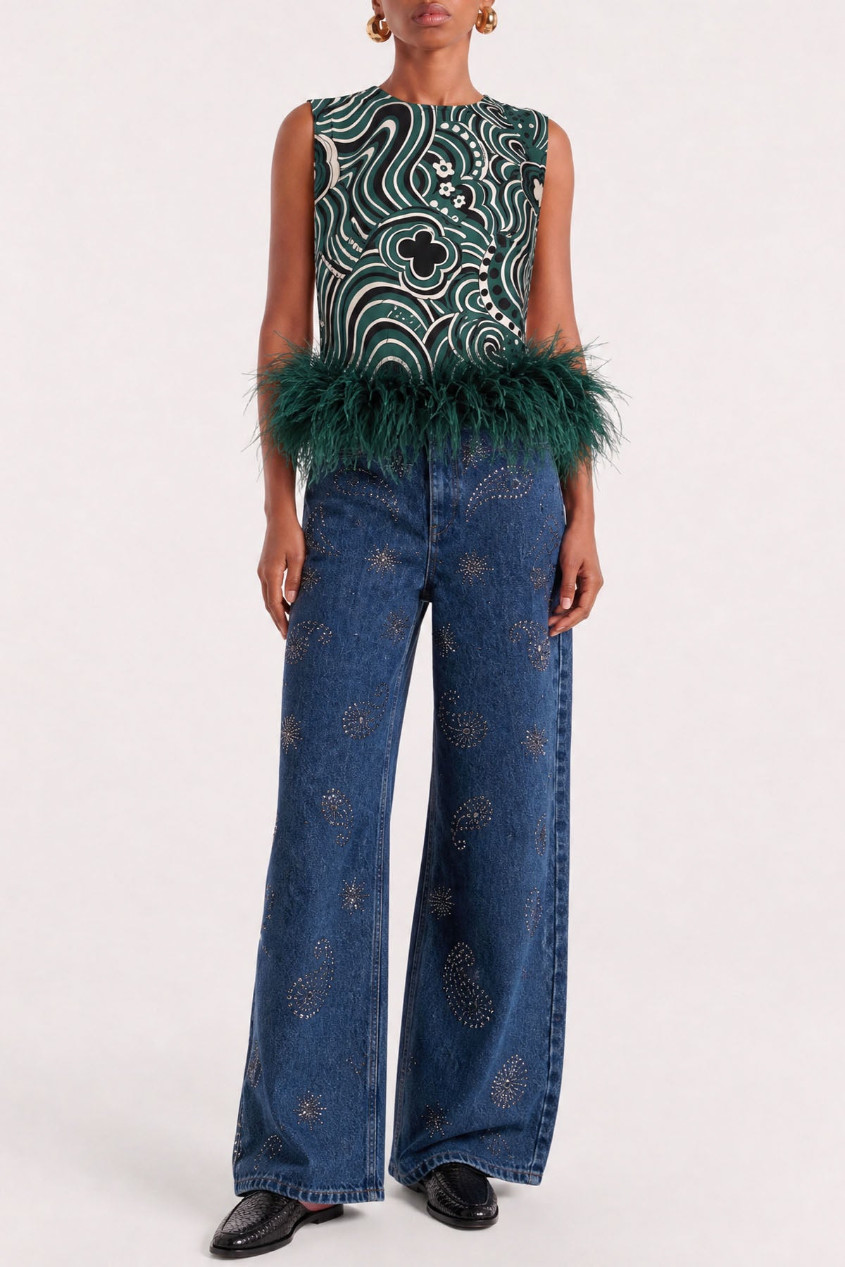 JEANS LARA - PAISLEY
