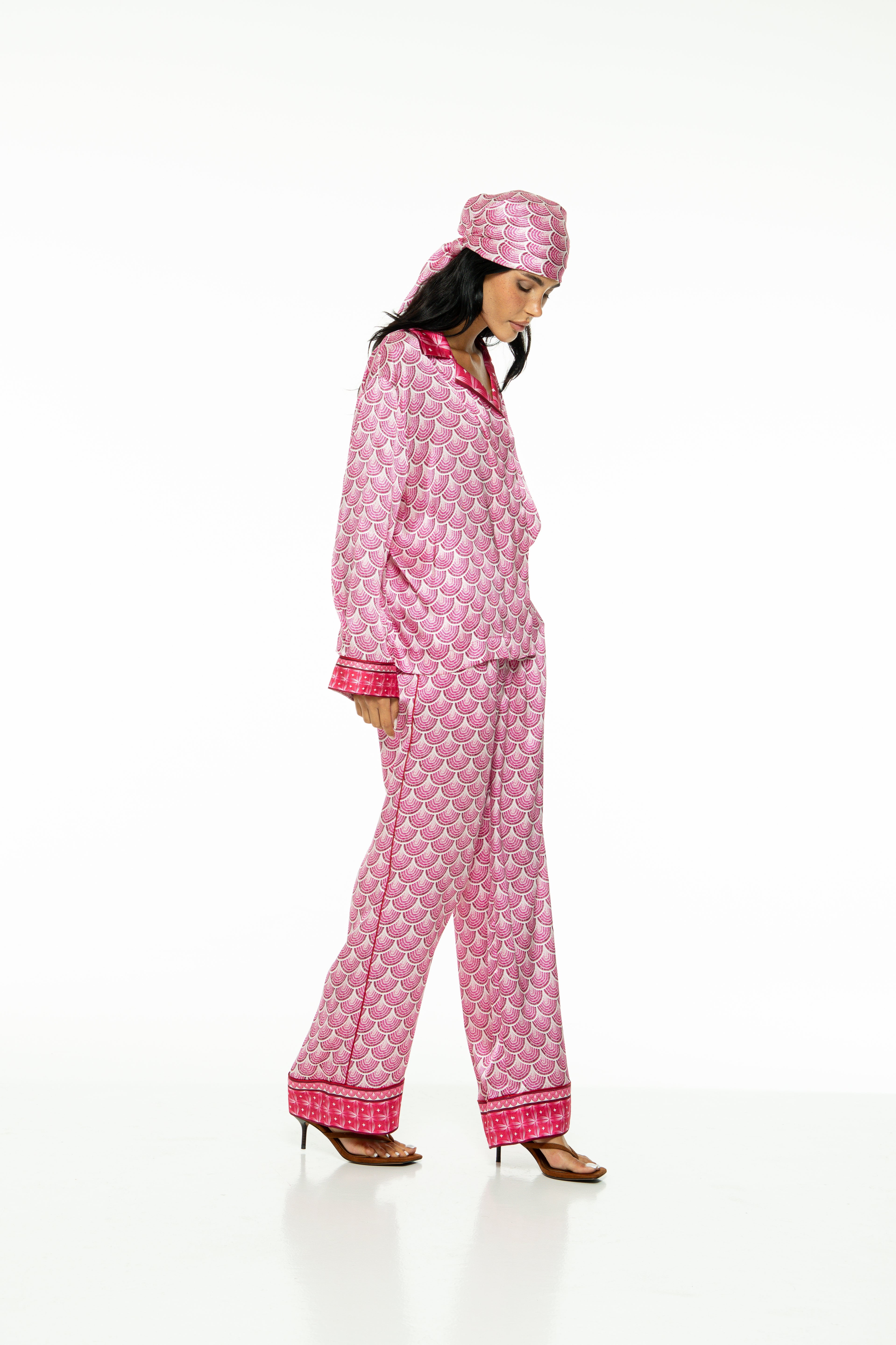 PANTALON KENZA - ROSE PEACOCK
