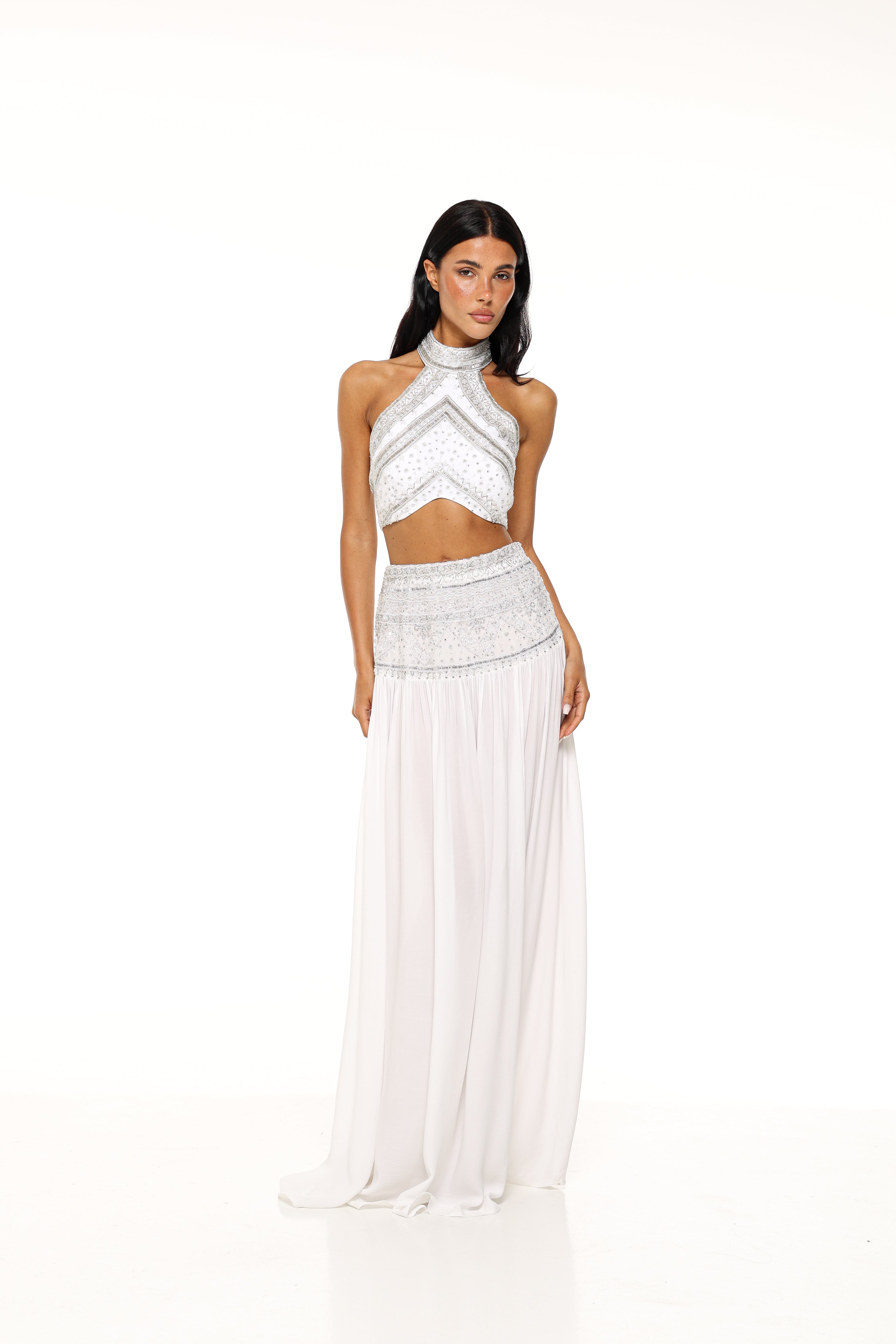 TOP SHEHERAZADE - BLANC
