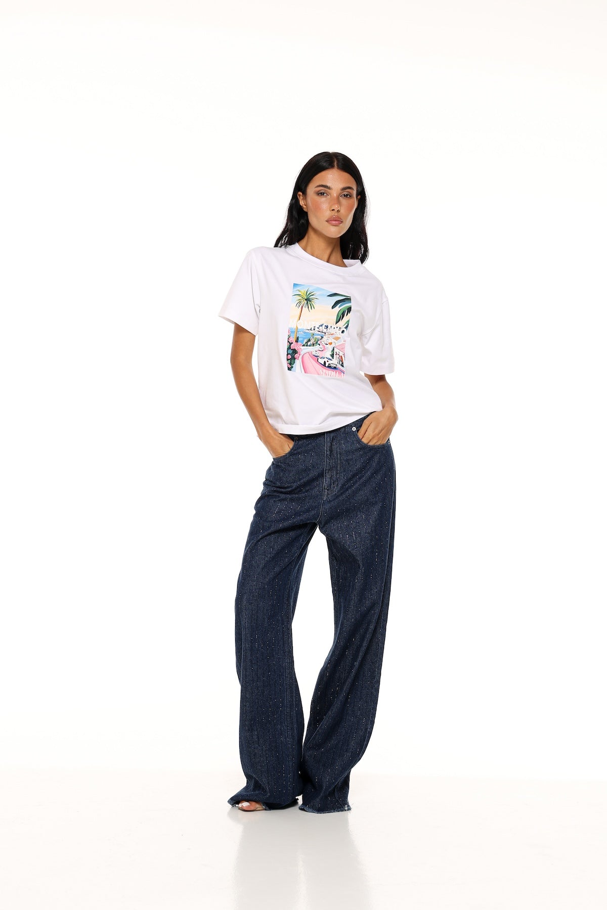 JEANS SCARLETT - BRUT STRASS