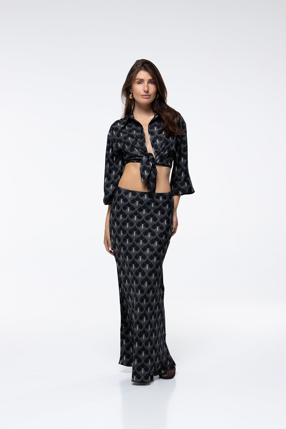 TOP VANINA - BLACK PEACOCK