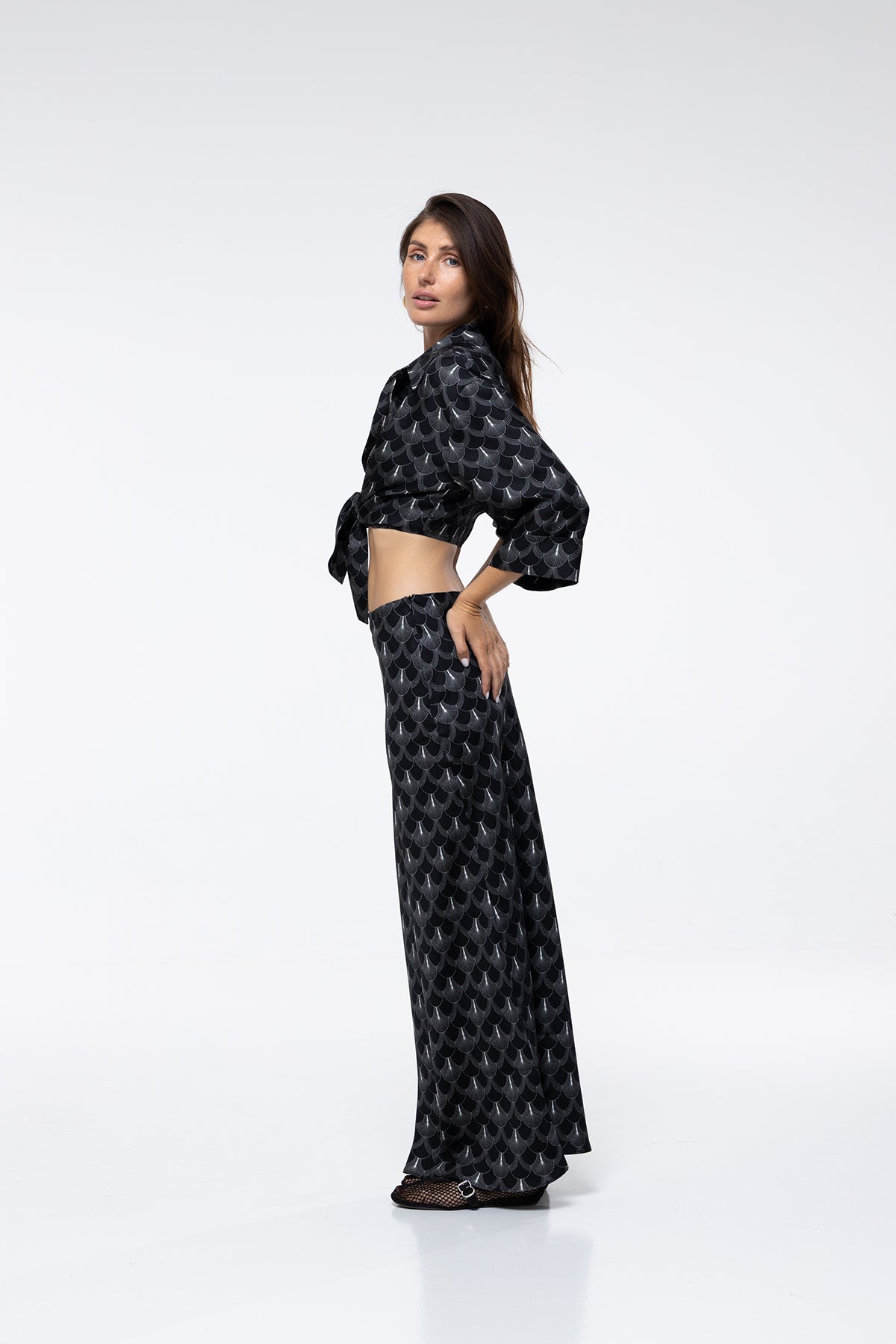 TOP VANINA - BLACK PEACOCK